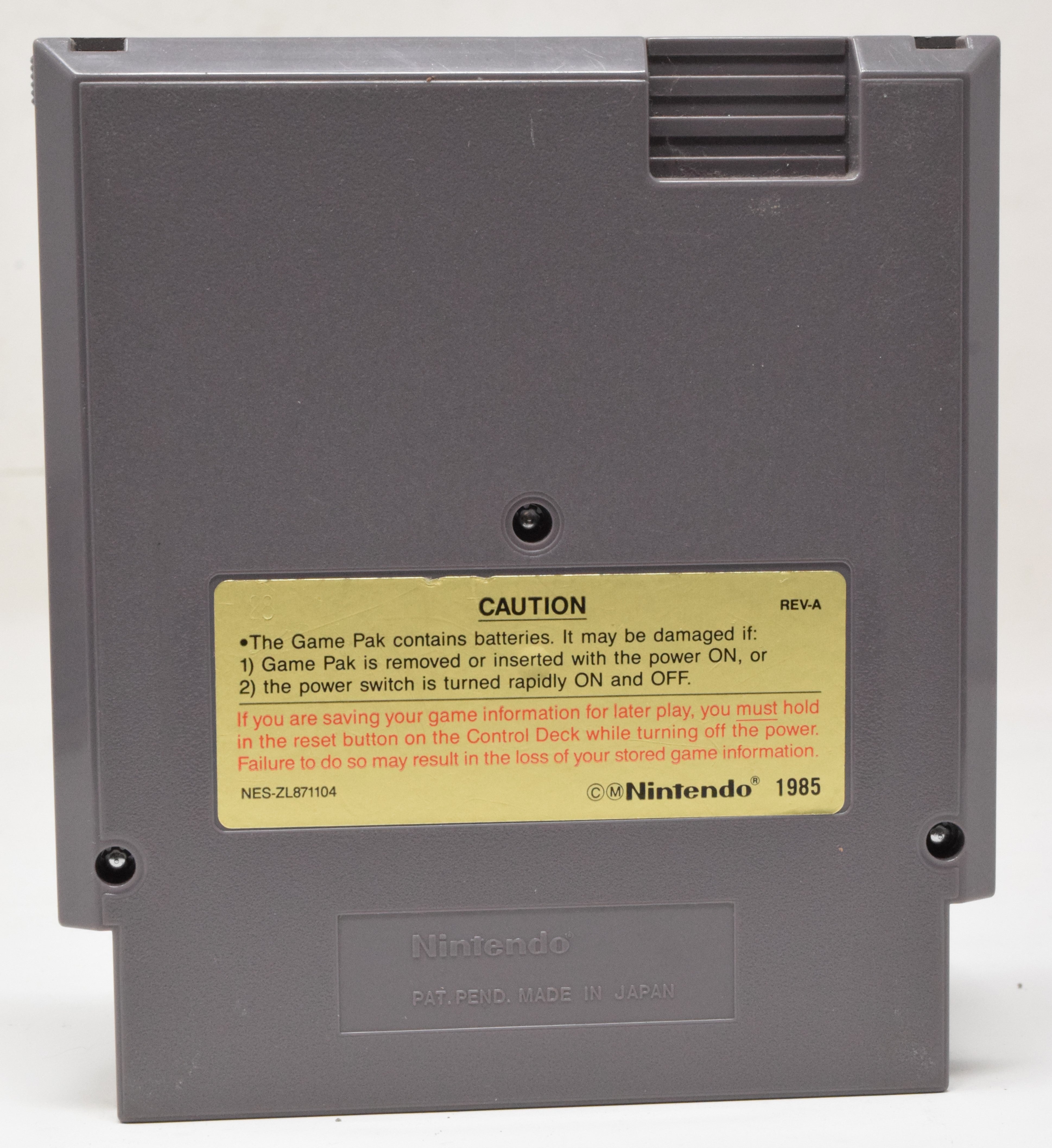 Nintendo NES Baseball Stars SNK Video Game Cartridge