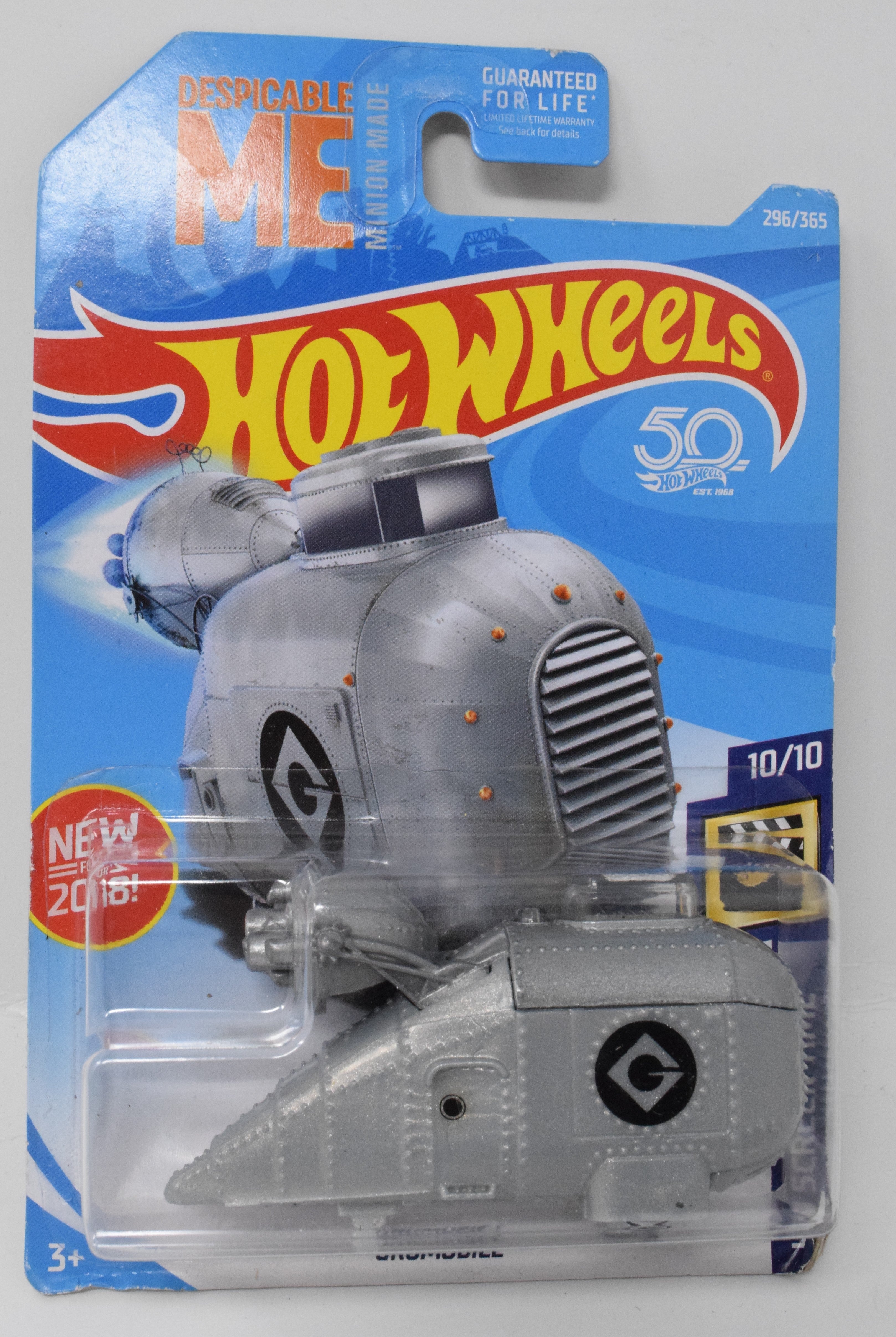 Hot Wheels Grumobile Dispicable Me HW ScreenTime 10/10 296 DieCast Car New