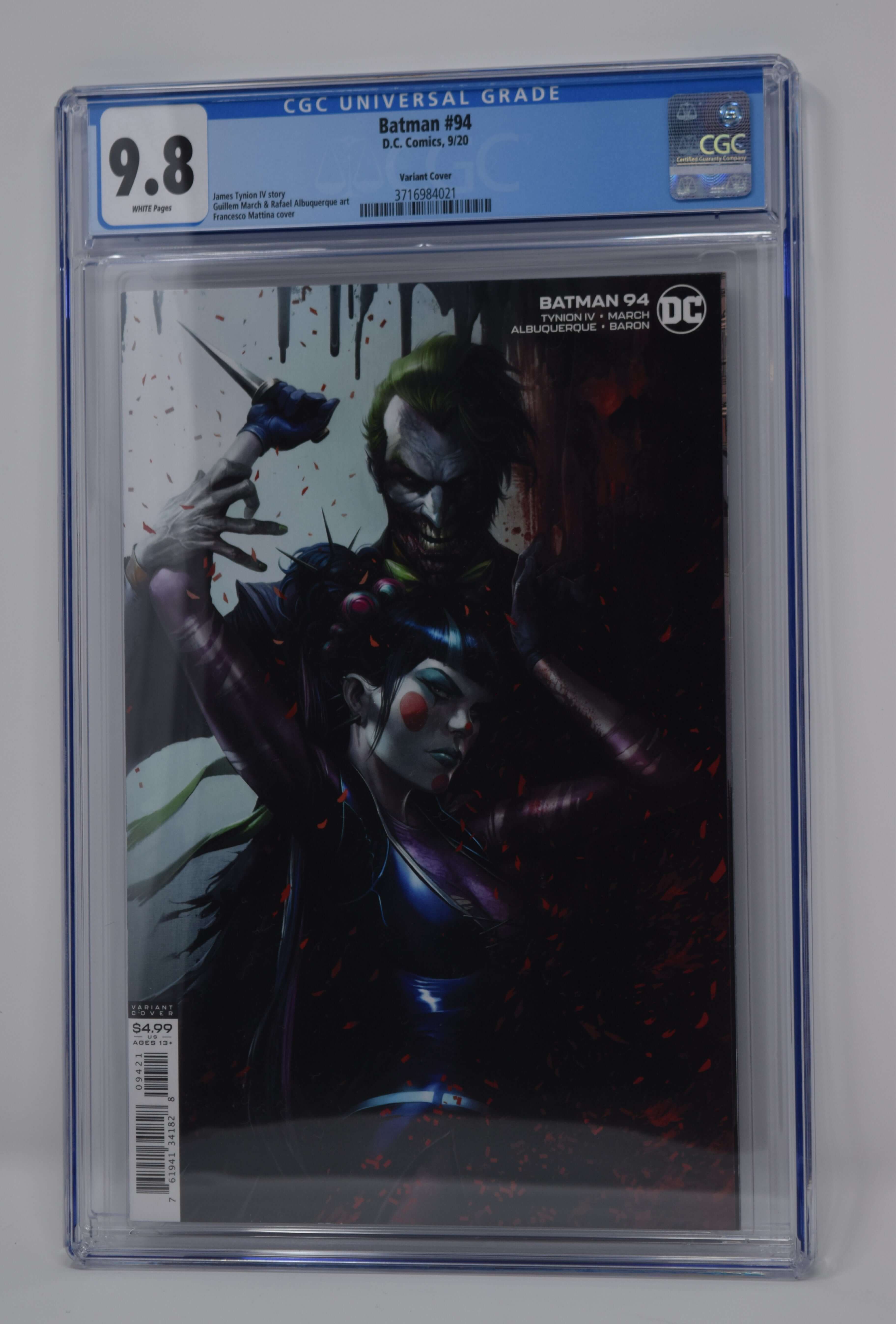 Batman #94 B Card Stock Francesco Mattina Variant (07/07/2020) DC