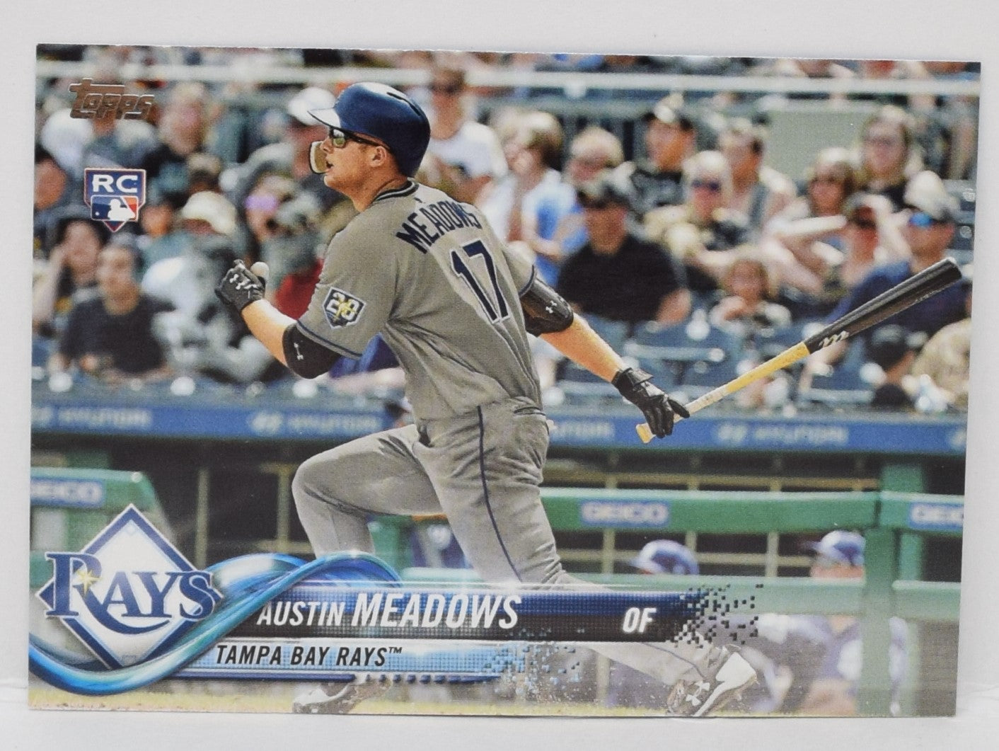 Austin Meadows Baseball Card Topps Update 2018 US34 RC Rookie Rays NM