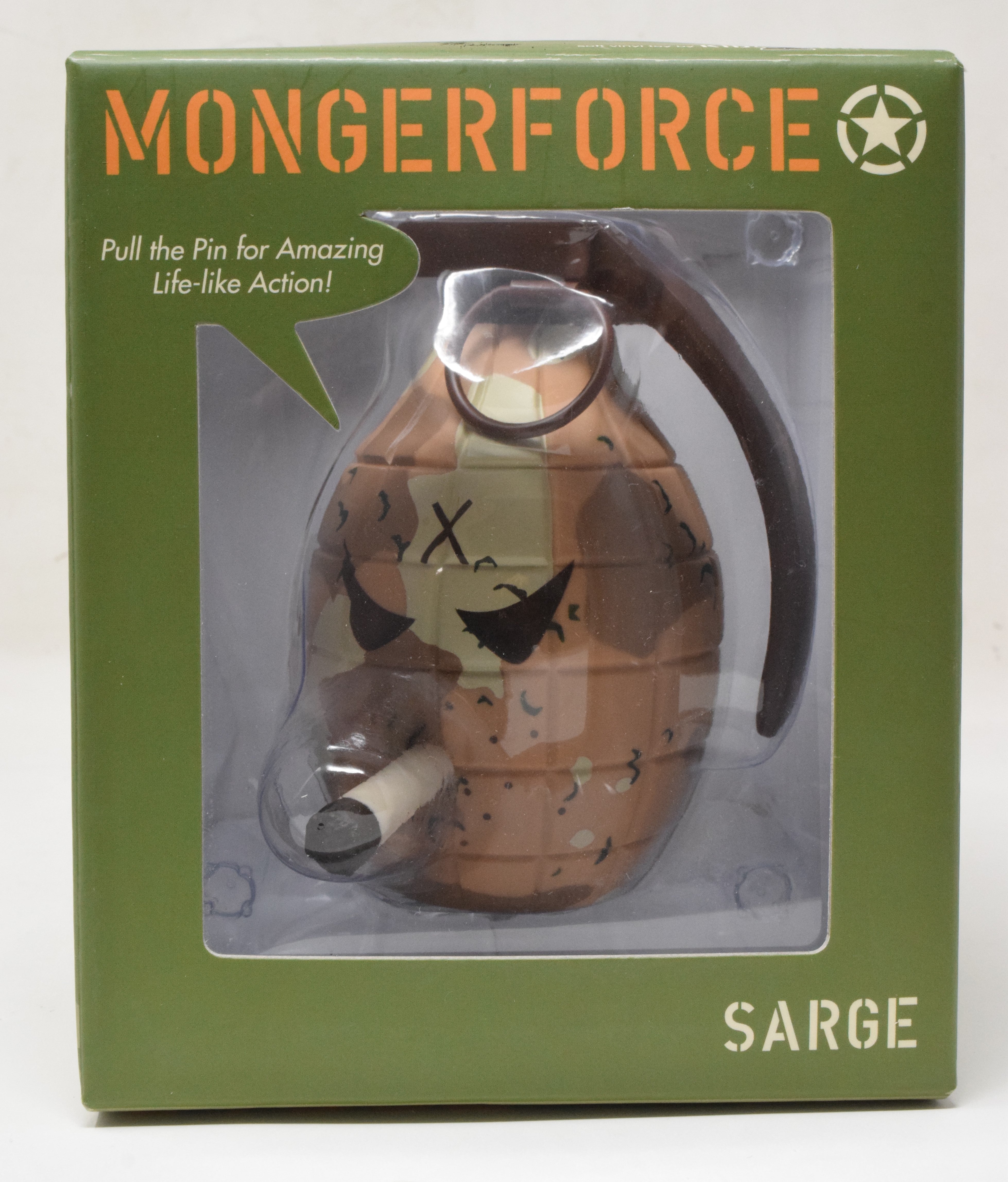 Frank Kozik Kidrobot Sarge Camo Desert Storm Mongerforce Mongers NIB