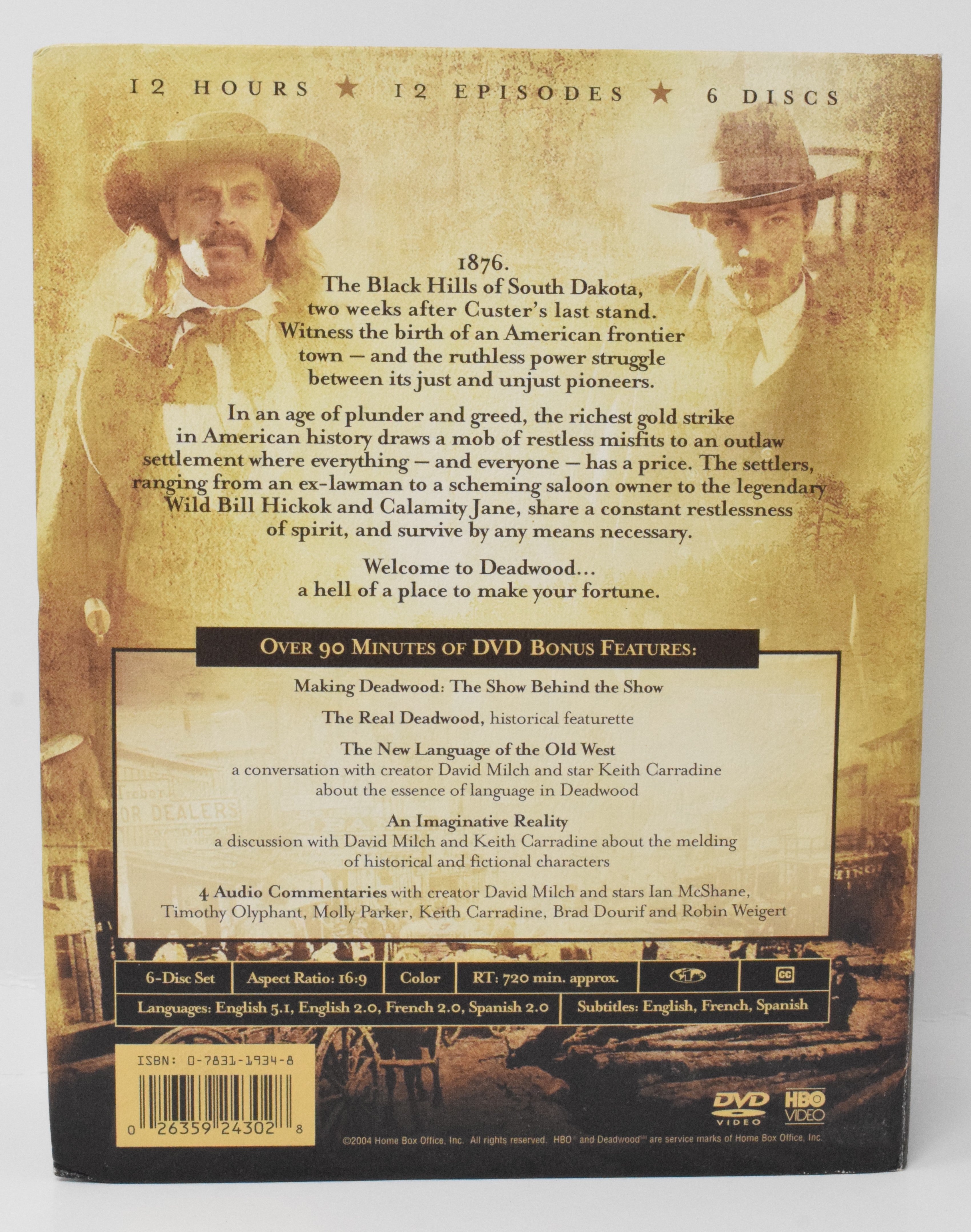 Deadwood The Complete First Season DVD
