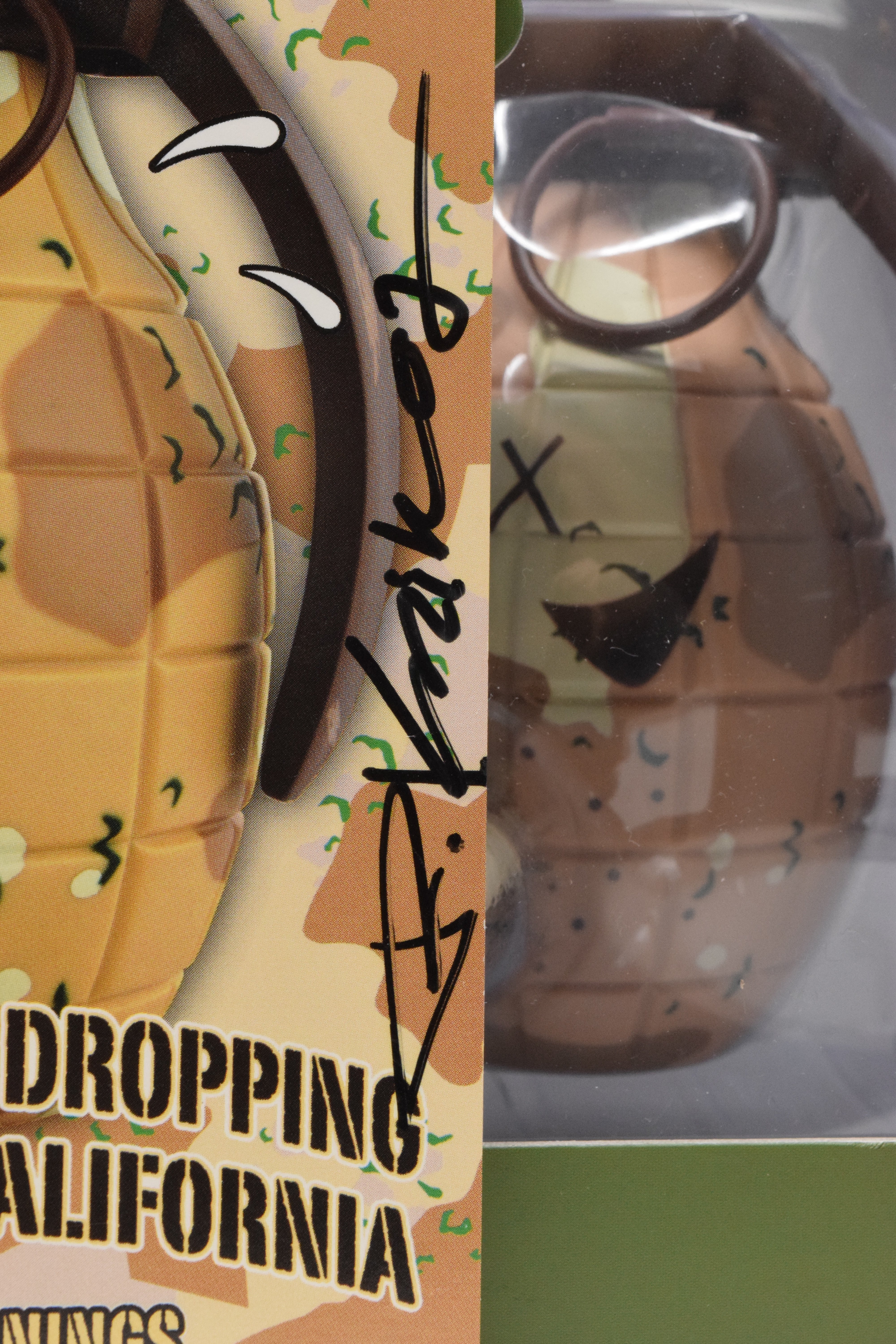 Frank Kozik Kidrobot Sarge Camo Desert Storm Mongerforce Mongers Signed