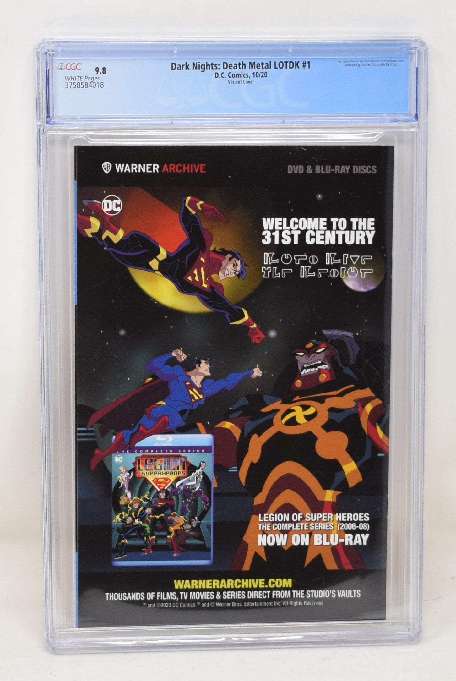 Dark Nights Death Metal LOTDK #1 Kaare Andrews Robin King 2020 DC CGC 9.8