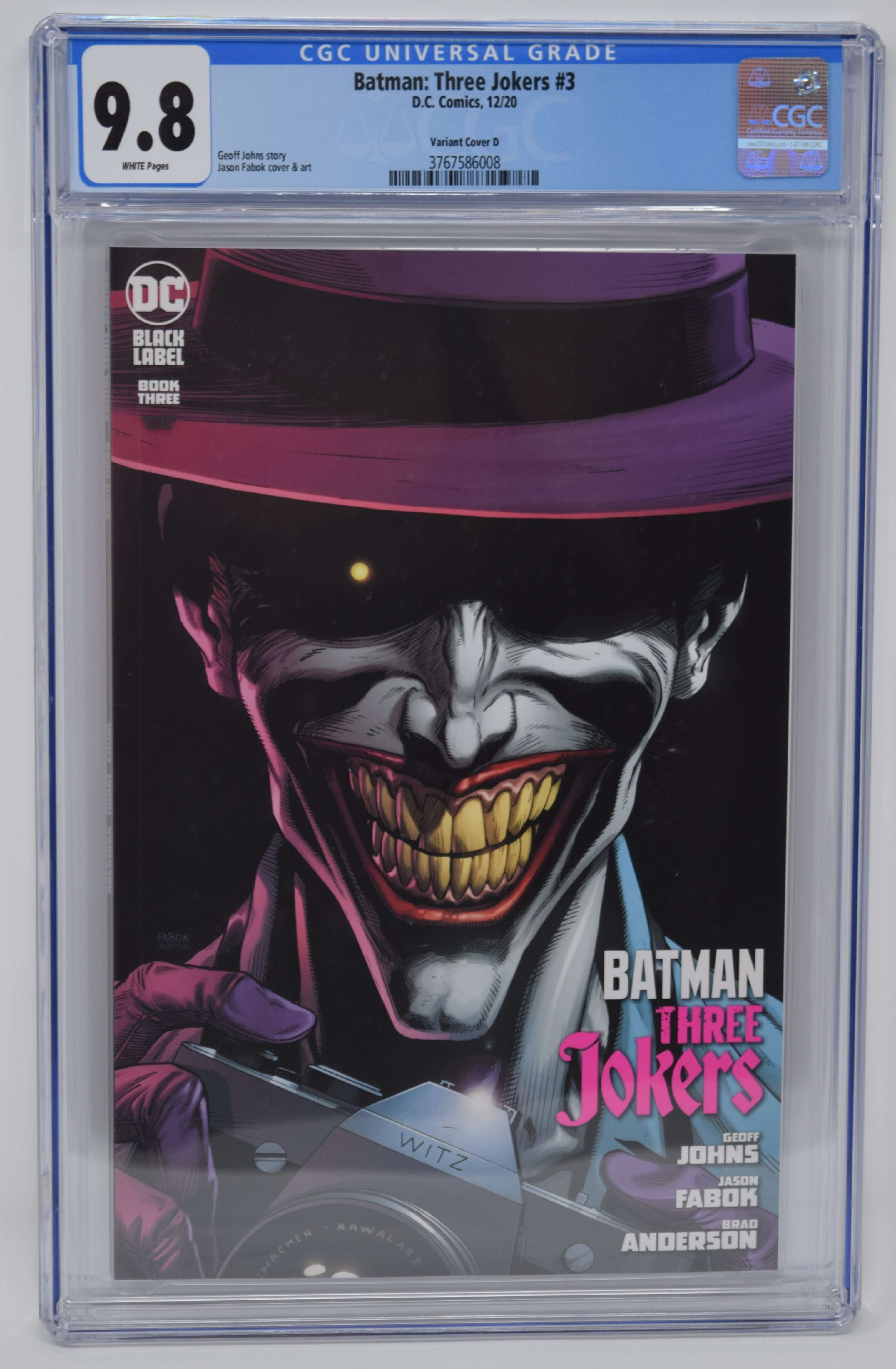 Batman Three Jokers #3 Premium G Jason Fabok Hawaiian Shirt Variant Geoff Johns (10/28/2020) DC
