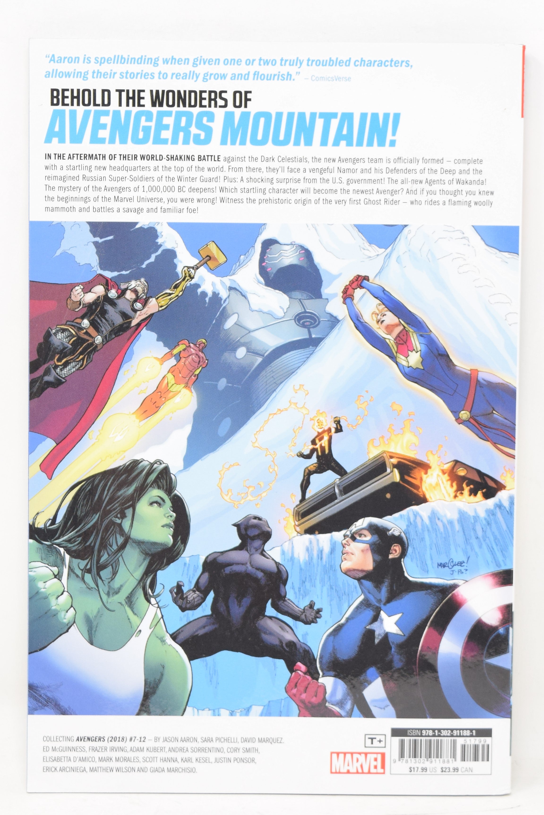 Avengers Vol 2 World Tour Marvel 2019 GN NM New