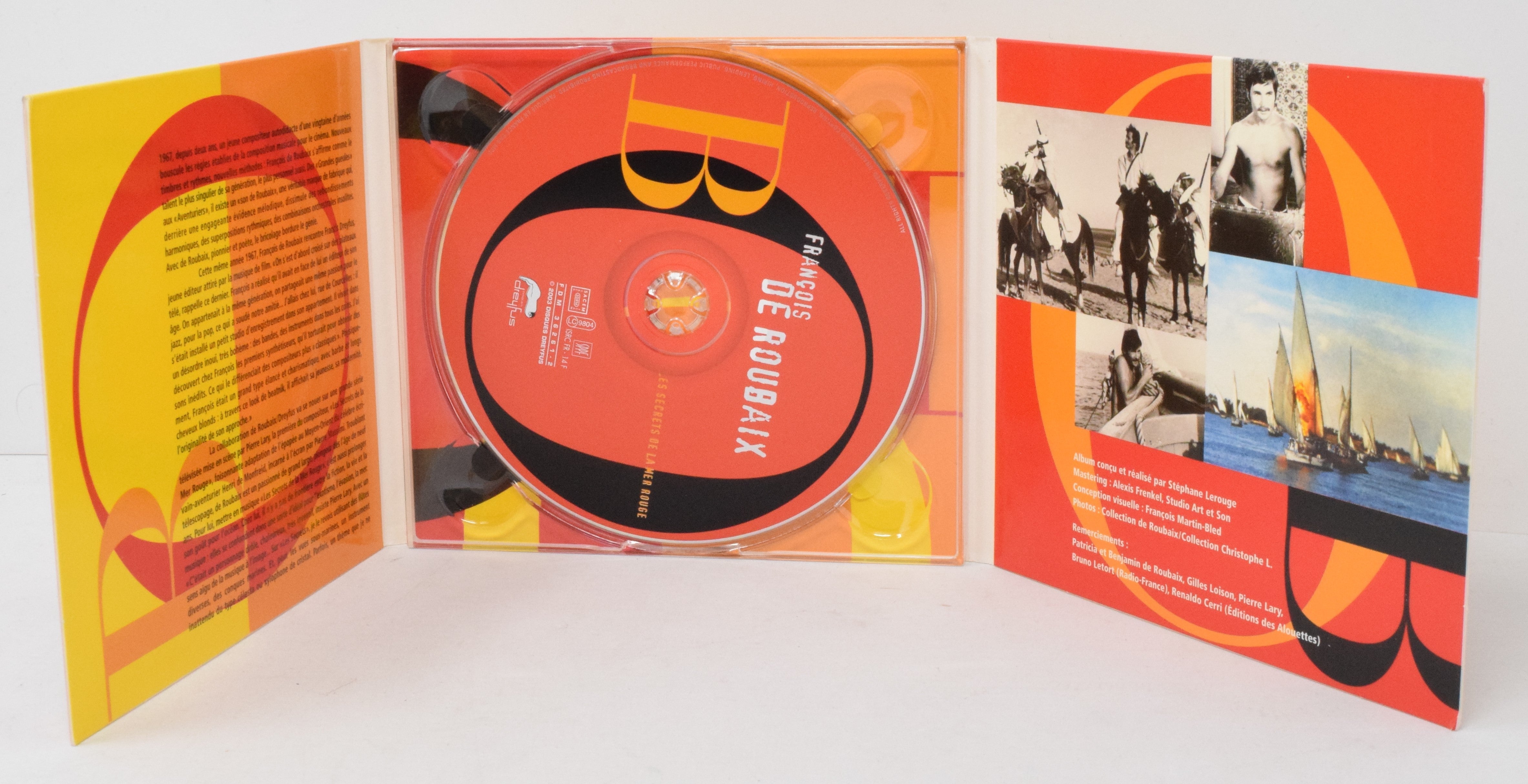 Les Secrets De La Mer Rouge Soundtrack CD Francois De Roubaix Dreyfus