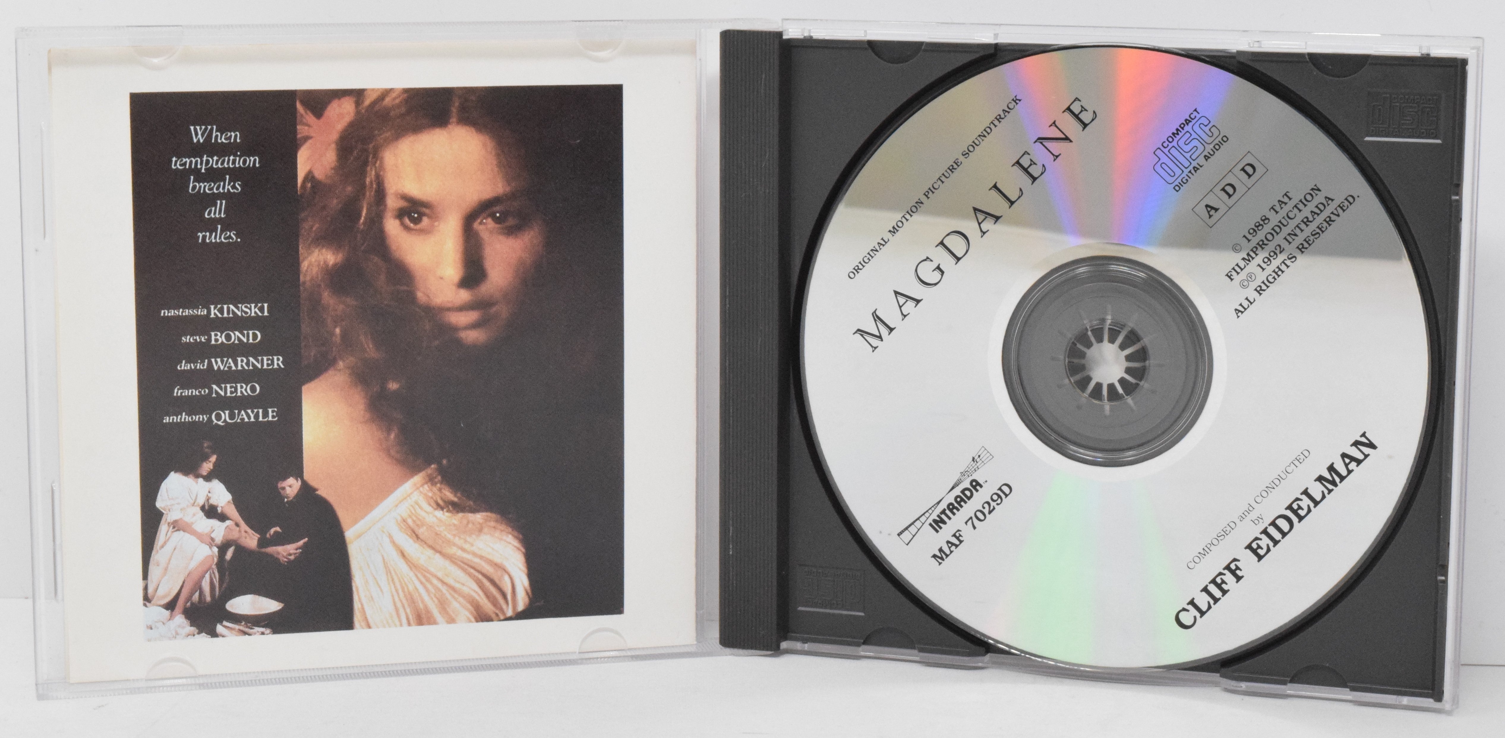Magdalene Soundtrack CD Cliff Eidelman Intrada