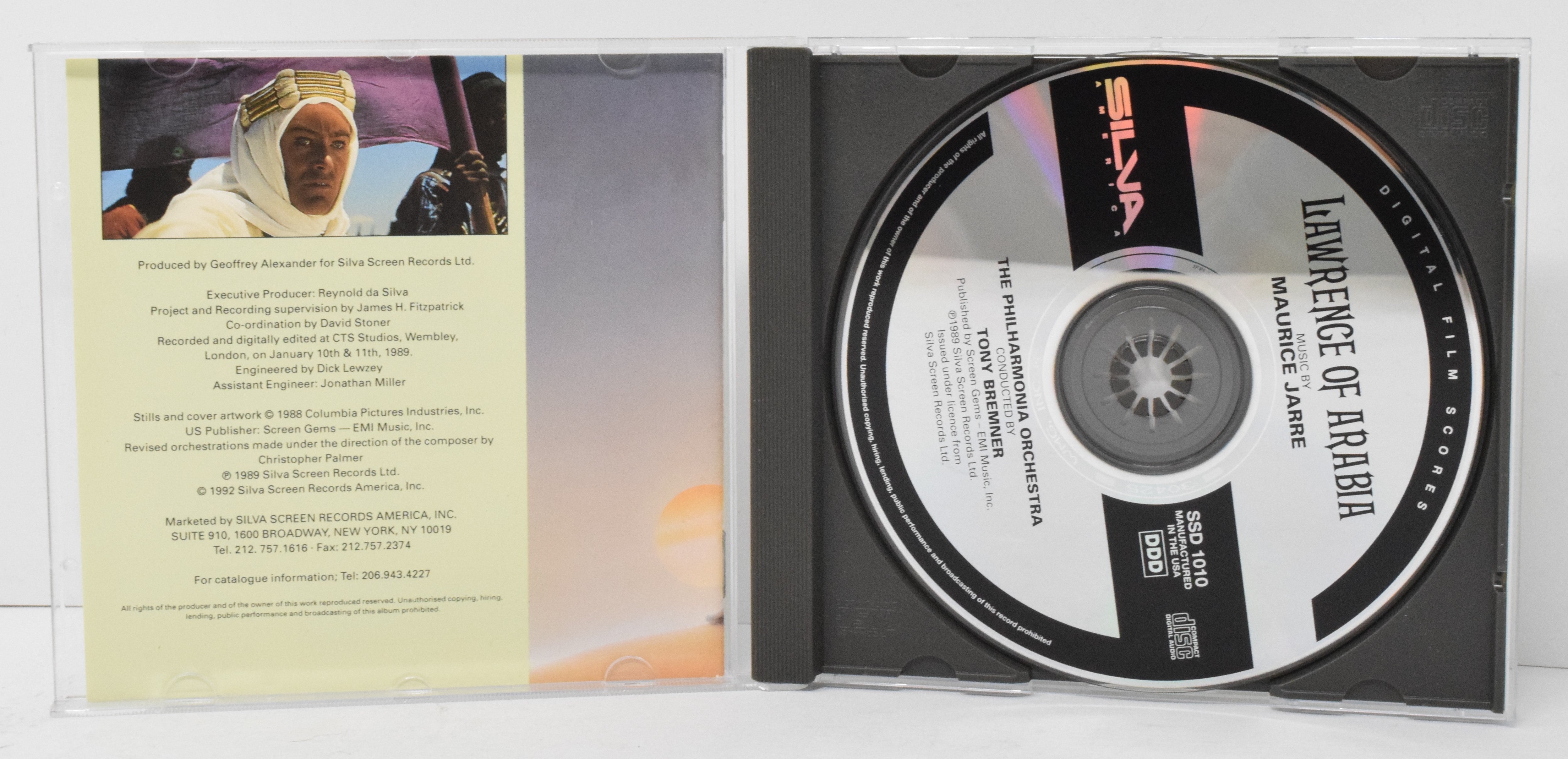 Lawrence Of Arabia Soundtrack CD Maurice Jarre Silva