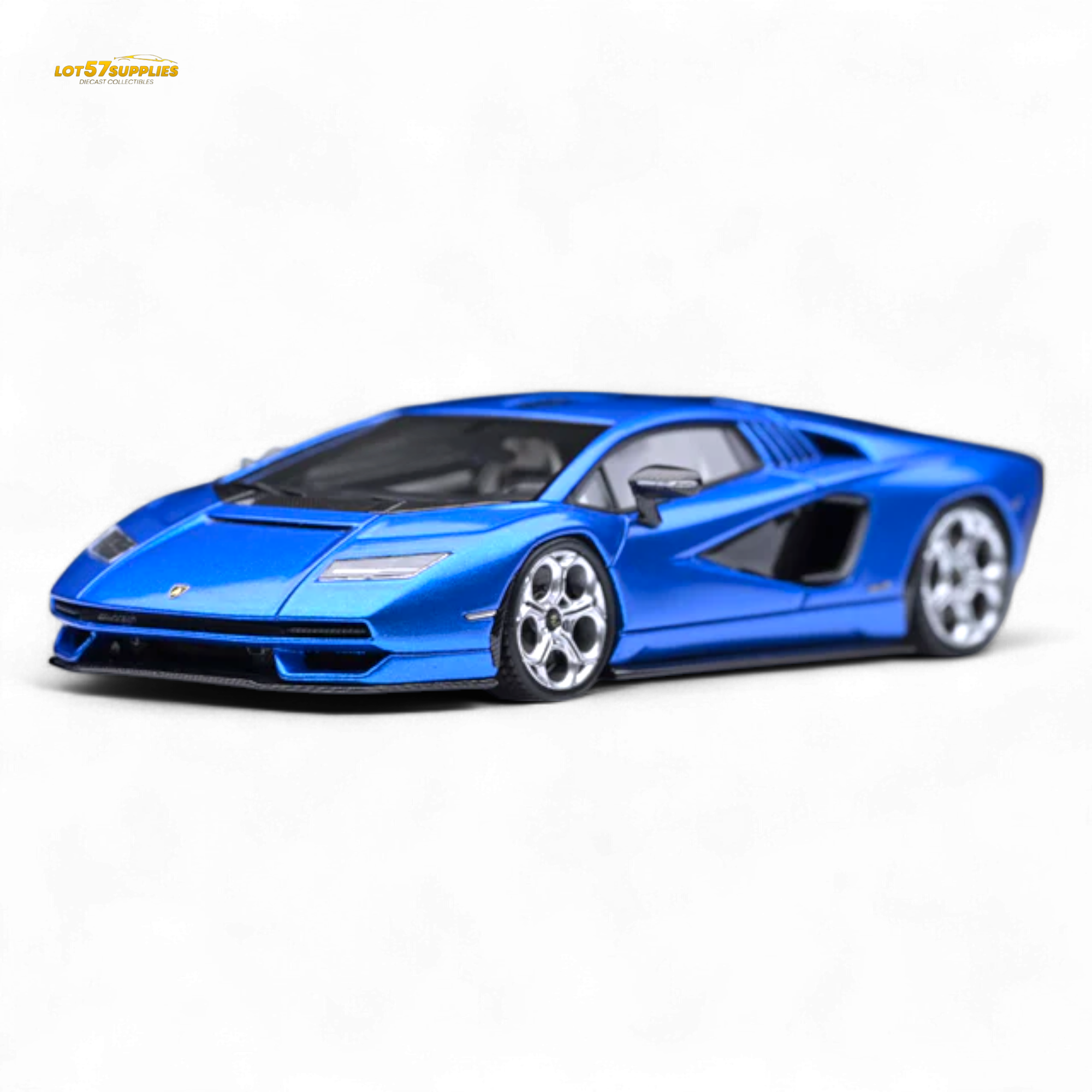 Fuelme Model NEO COUNTACH LPI 800-4 BLU TAHITI DARK BLUE 1:64 Resin