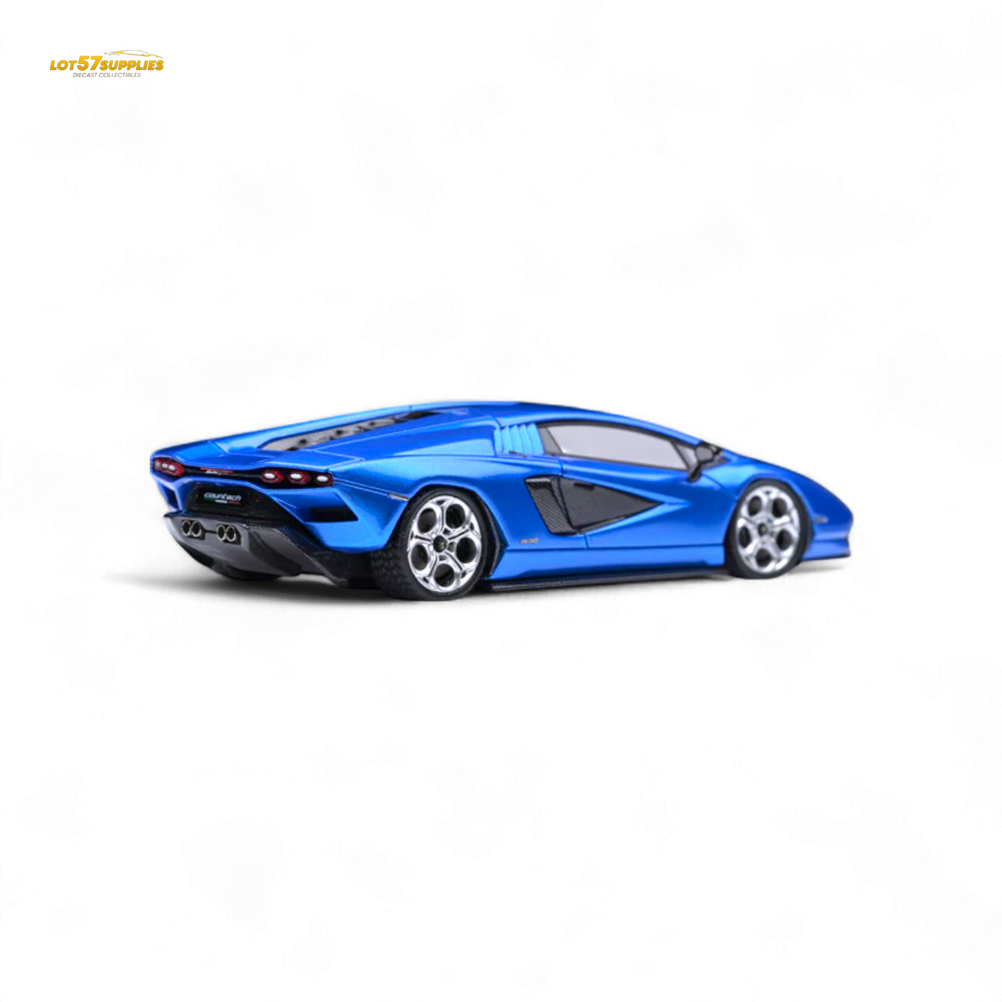 Fuelme Model NEO COUNTACH LPI 800-4 BLU TAHITI DARK BLUE 1:64 Resin