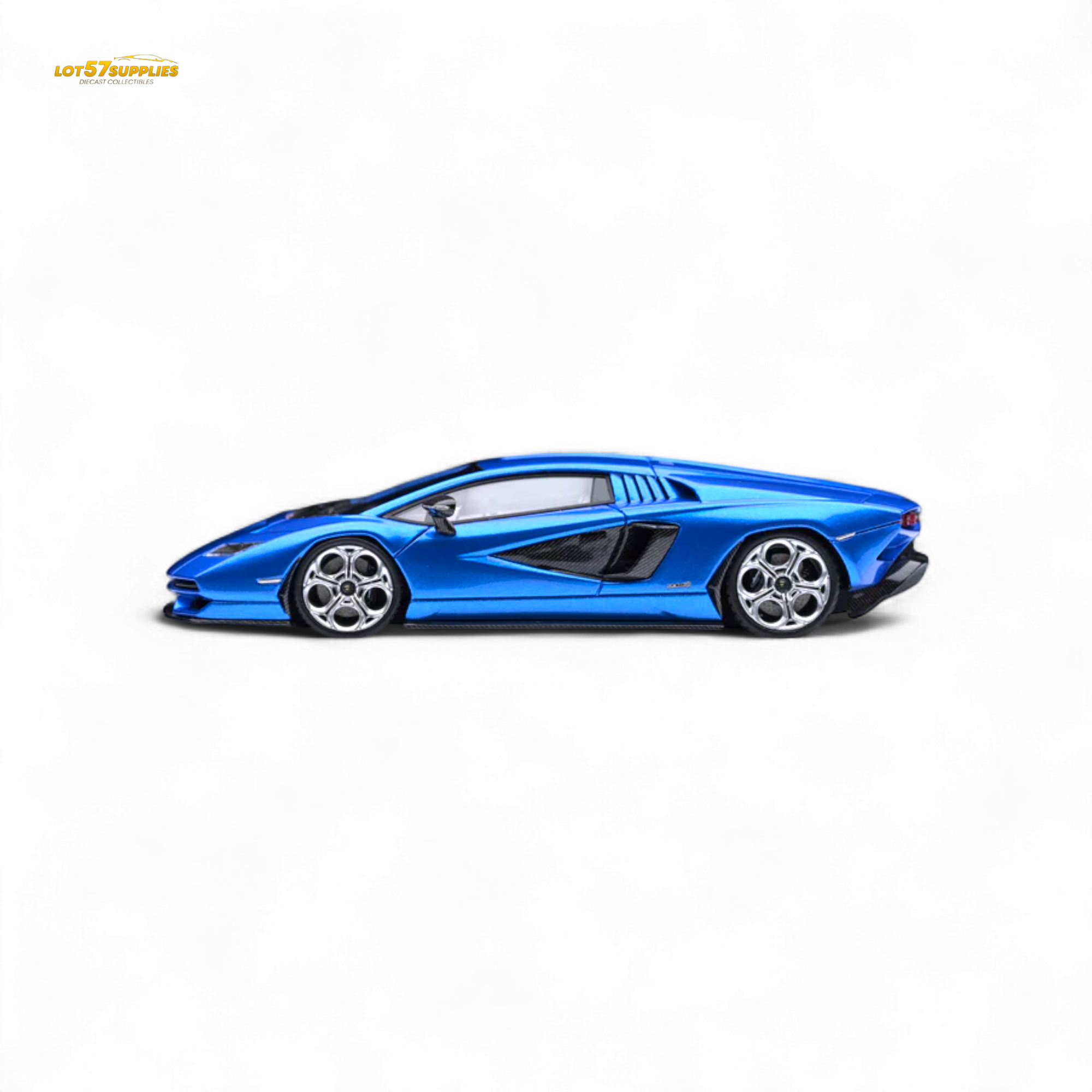 Fuelme Model NEO COUNTACH LPI 800-4 BLU TAHITI DARK BLUE 1:64 Resin