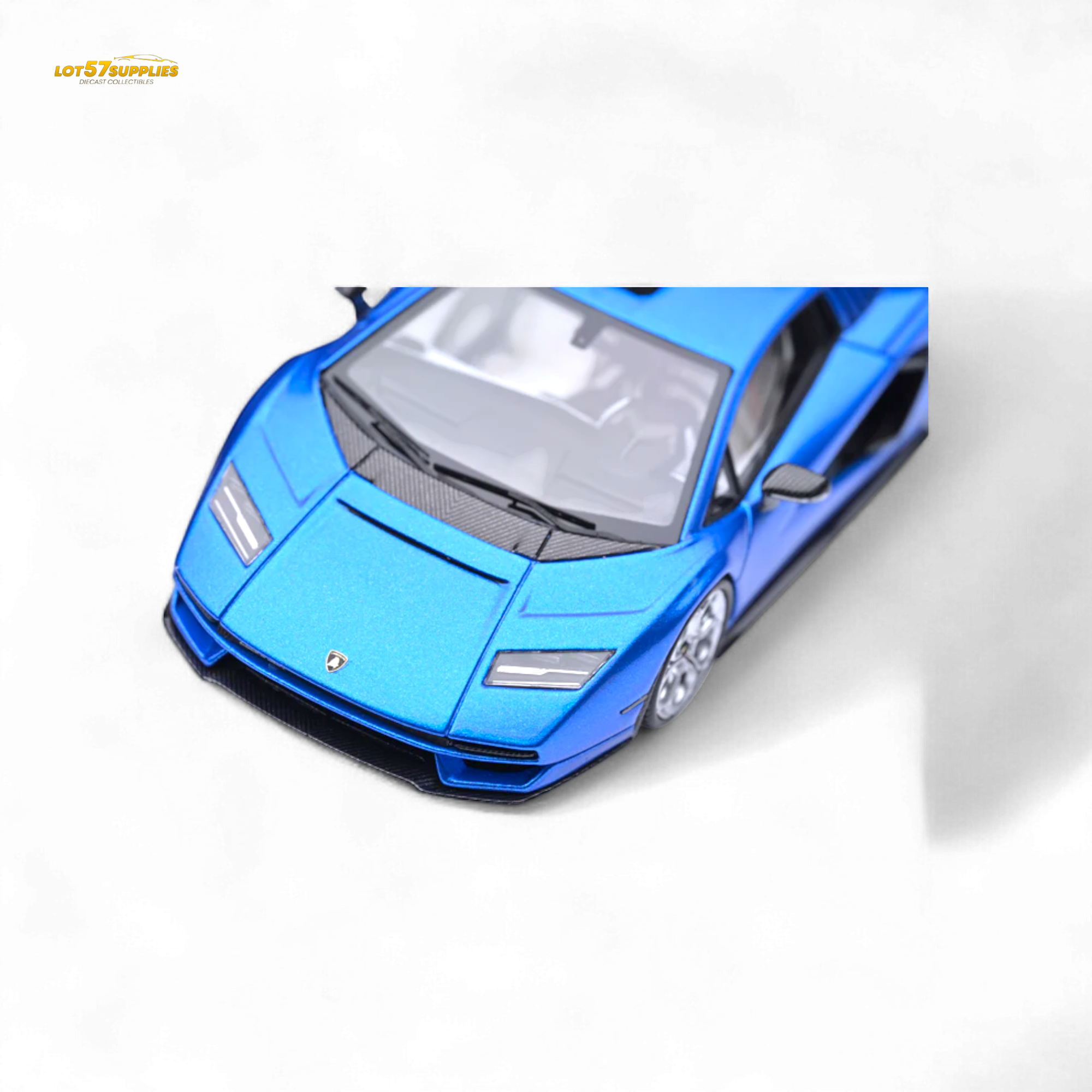 Fuelme Model NEO COUNTACH LPI 800-4 BLU TAHITI DARK BLUE 1:64 Resin