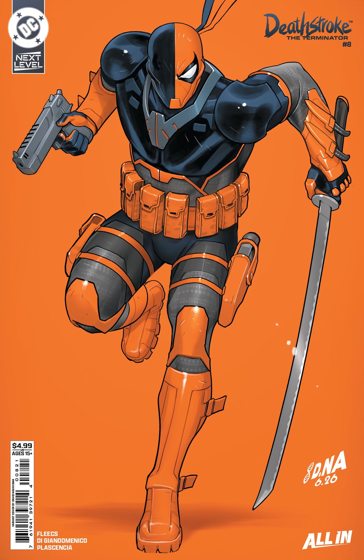 Deathstroke The Terminator #8 B David Nakayama Variant (10/21/2026) Dc