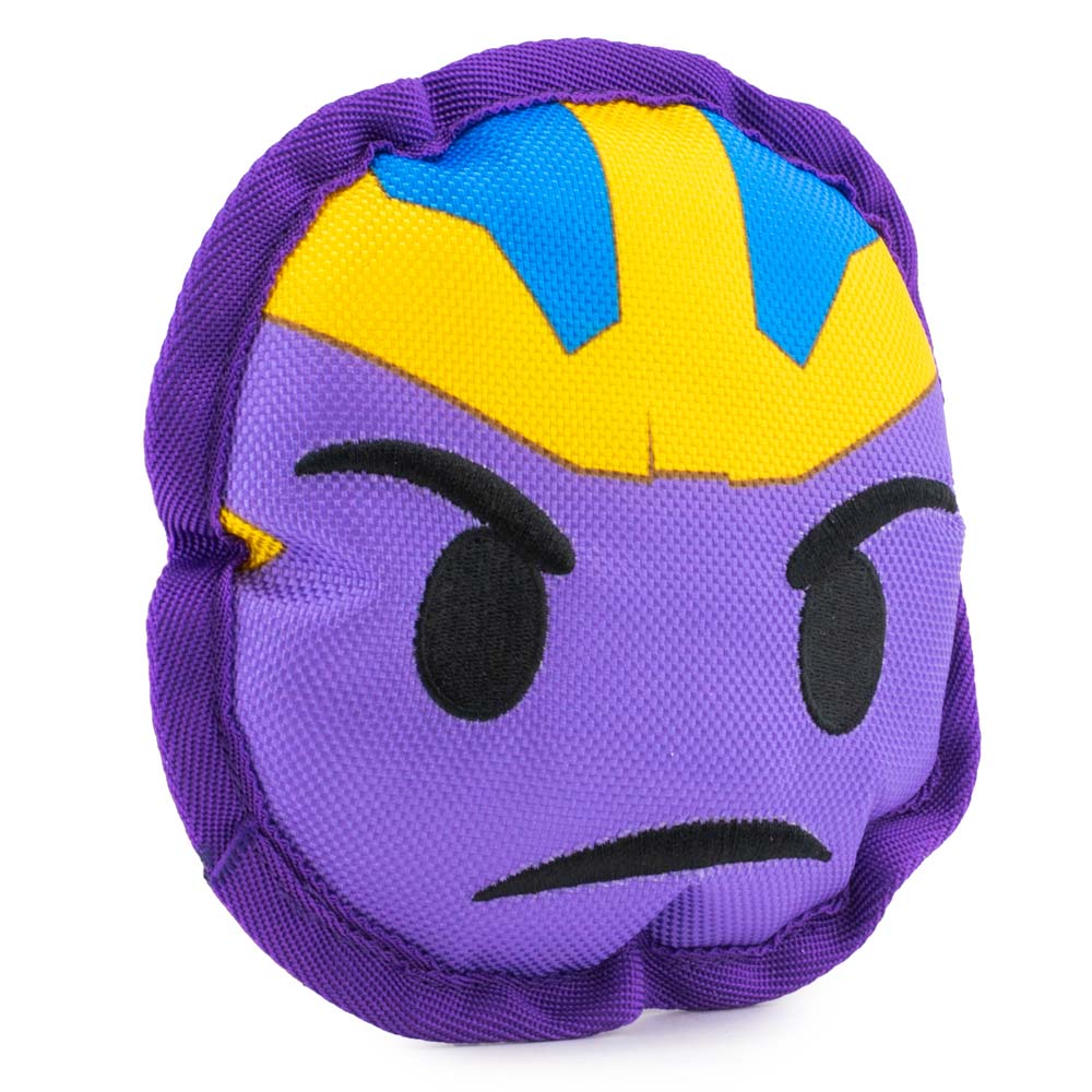 Dog Toy Ballistic Squeaker - Kawaii Thanos Frown