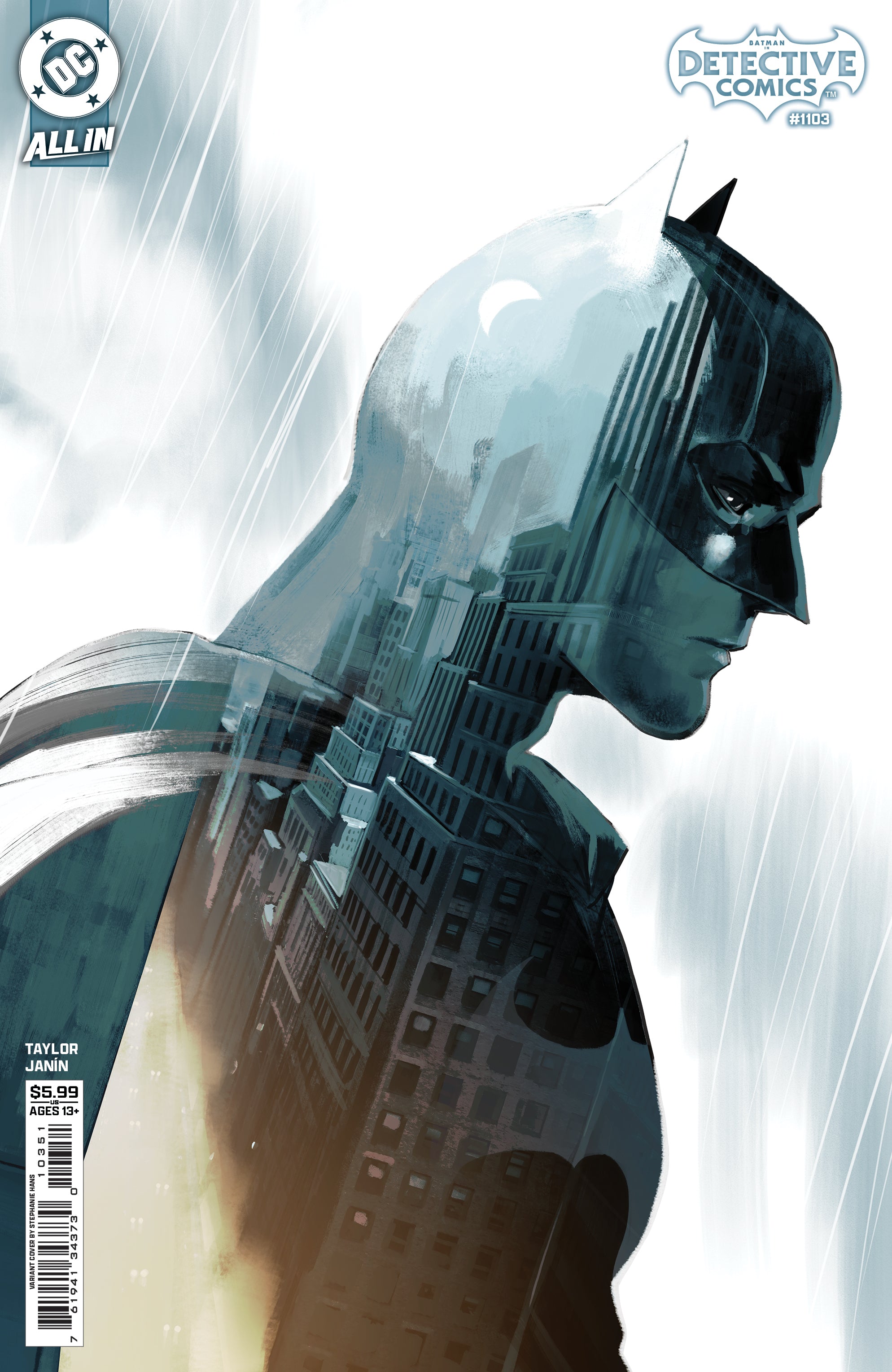 Batman Detective Comics #1103 D Stephanie Hans Variant (11/26/2025) Dc