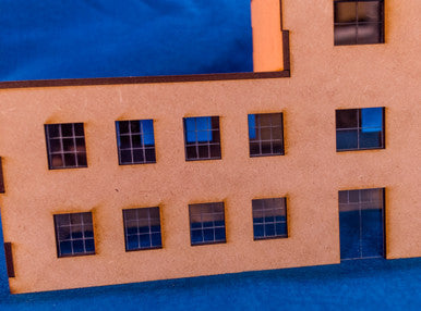 Window Kit for Airport Terminal Building w/ Tower - 15MMDF167-1