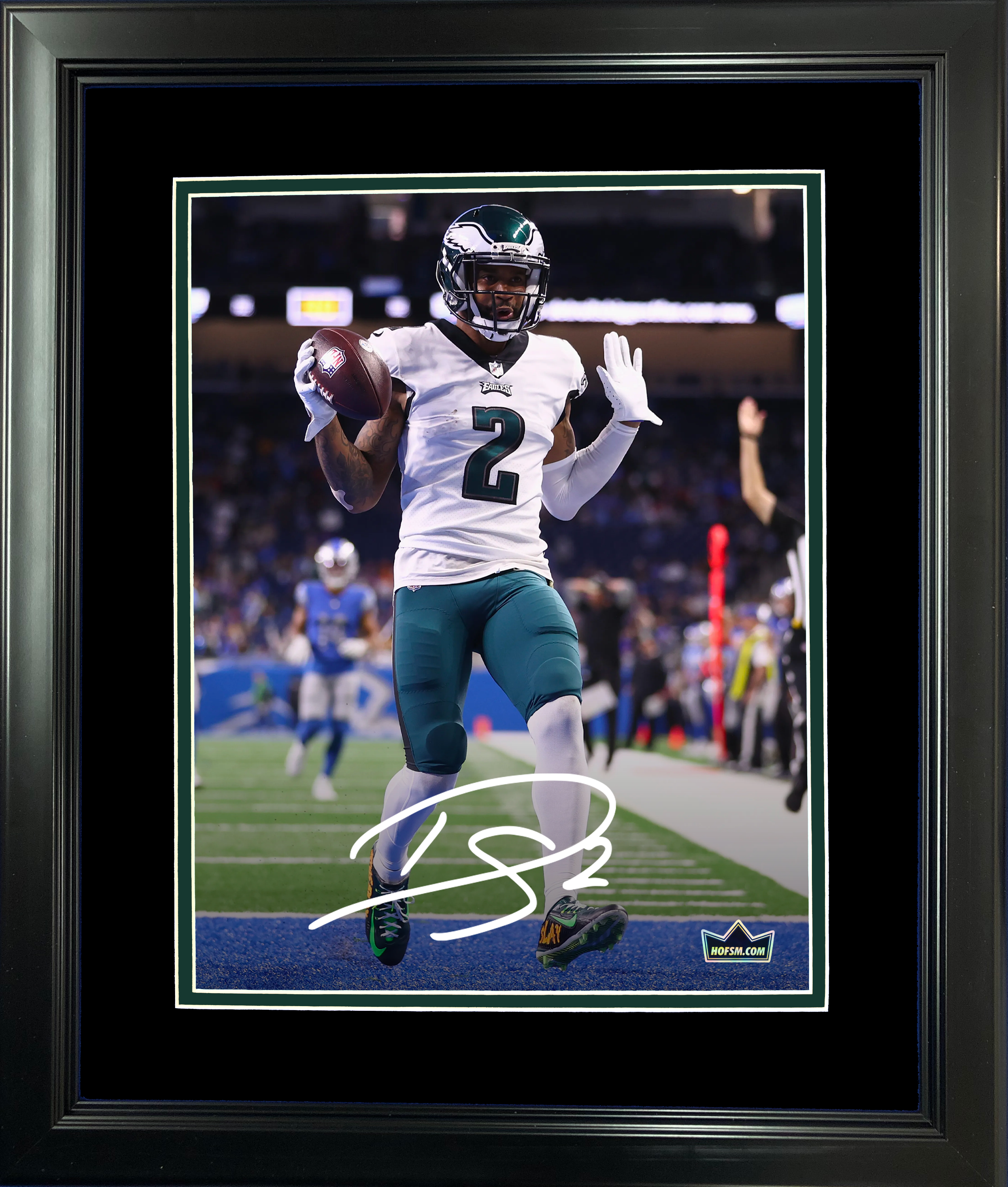 Framed Darius Slay Jr. Philadelphia Eagles Facsimile Laser Engraved Signature Auto 11"x14" Football Photo HOFSM Holo