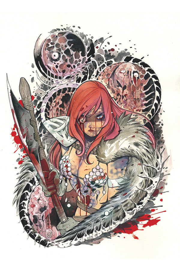 Die!Namite #1 Peach Momoko Virgin Red Sonja Shared Variant (10/14/2020) Dynamite