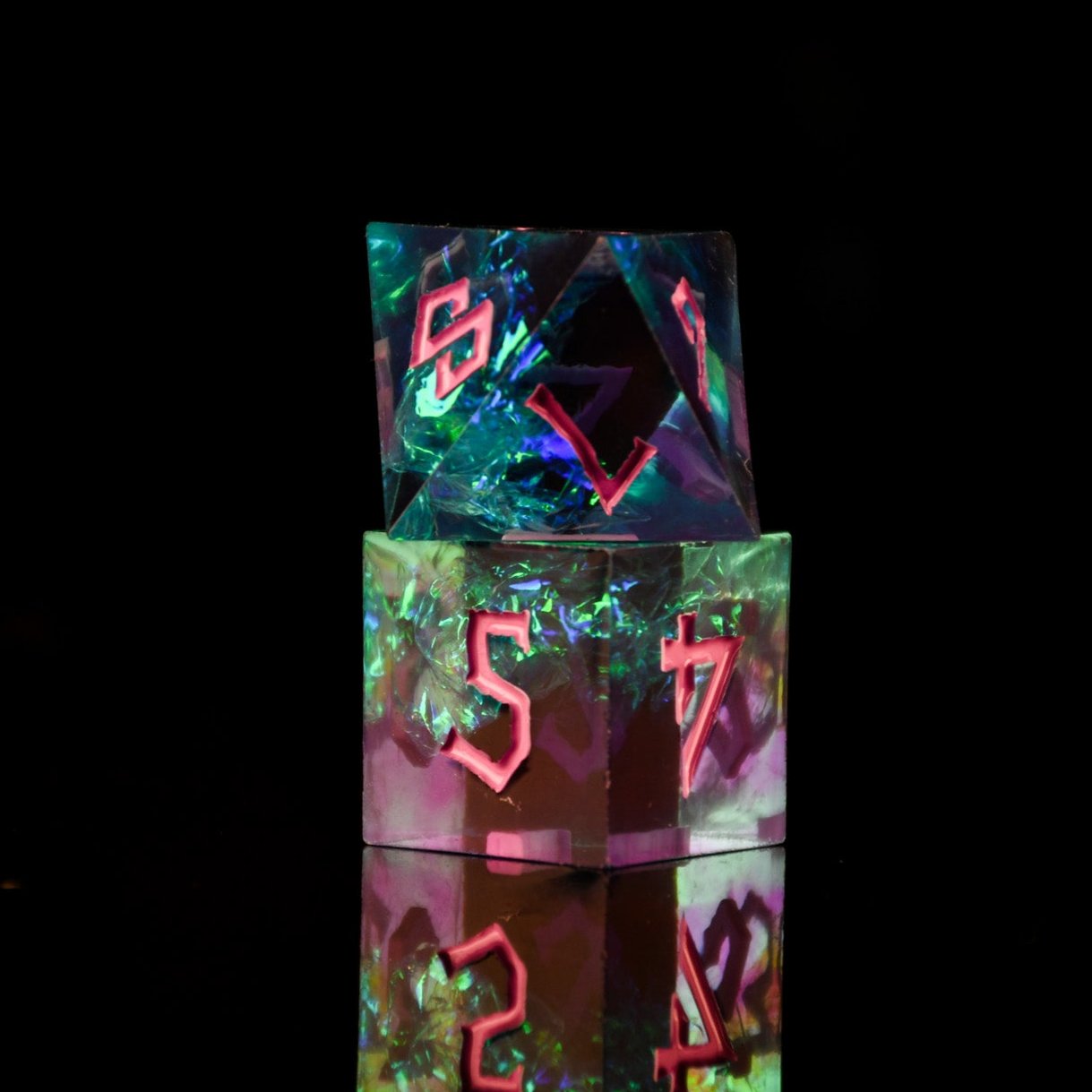 Dispel Magic Sharp-Edged Resin Dice Set