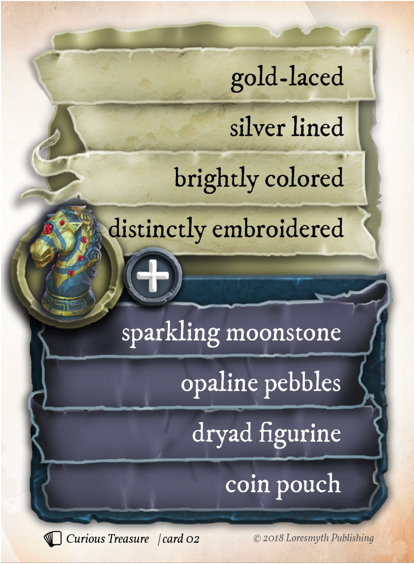 Dungeon Discoveries - Curious Treasure - Card Deck