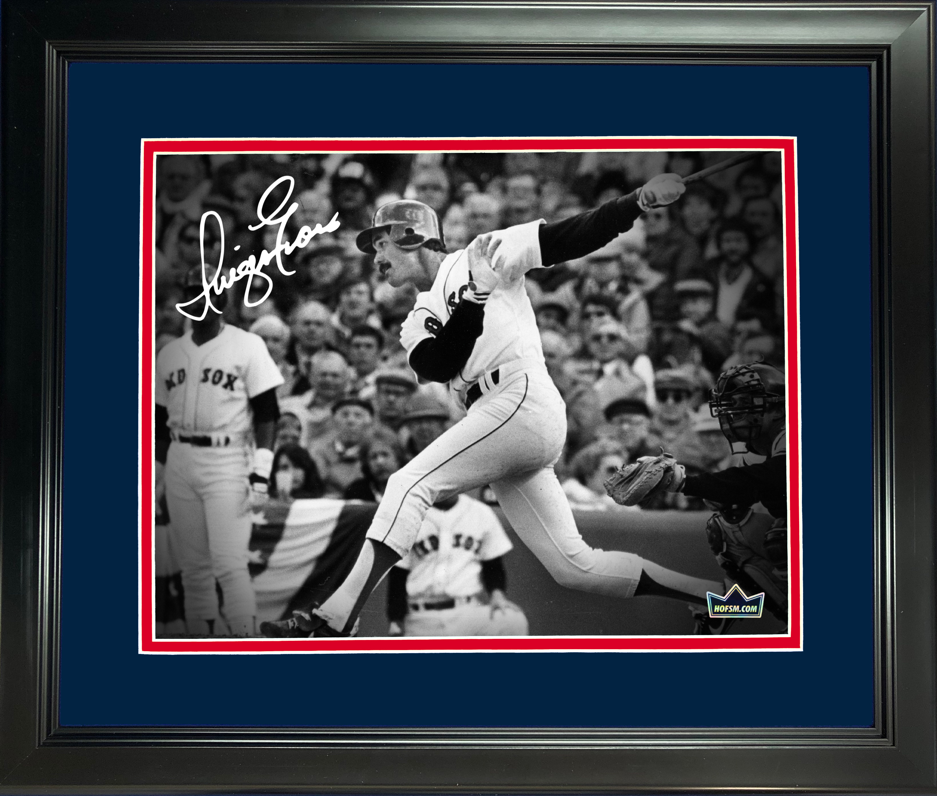 Framed Dwight Evans Boston Red Sox Facsimile Laser Engraved Signature Auto 11"x14" Baseball Photo HOFSM Holo
