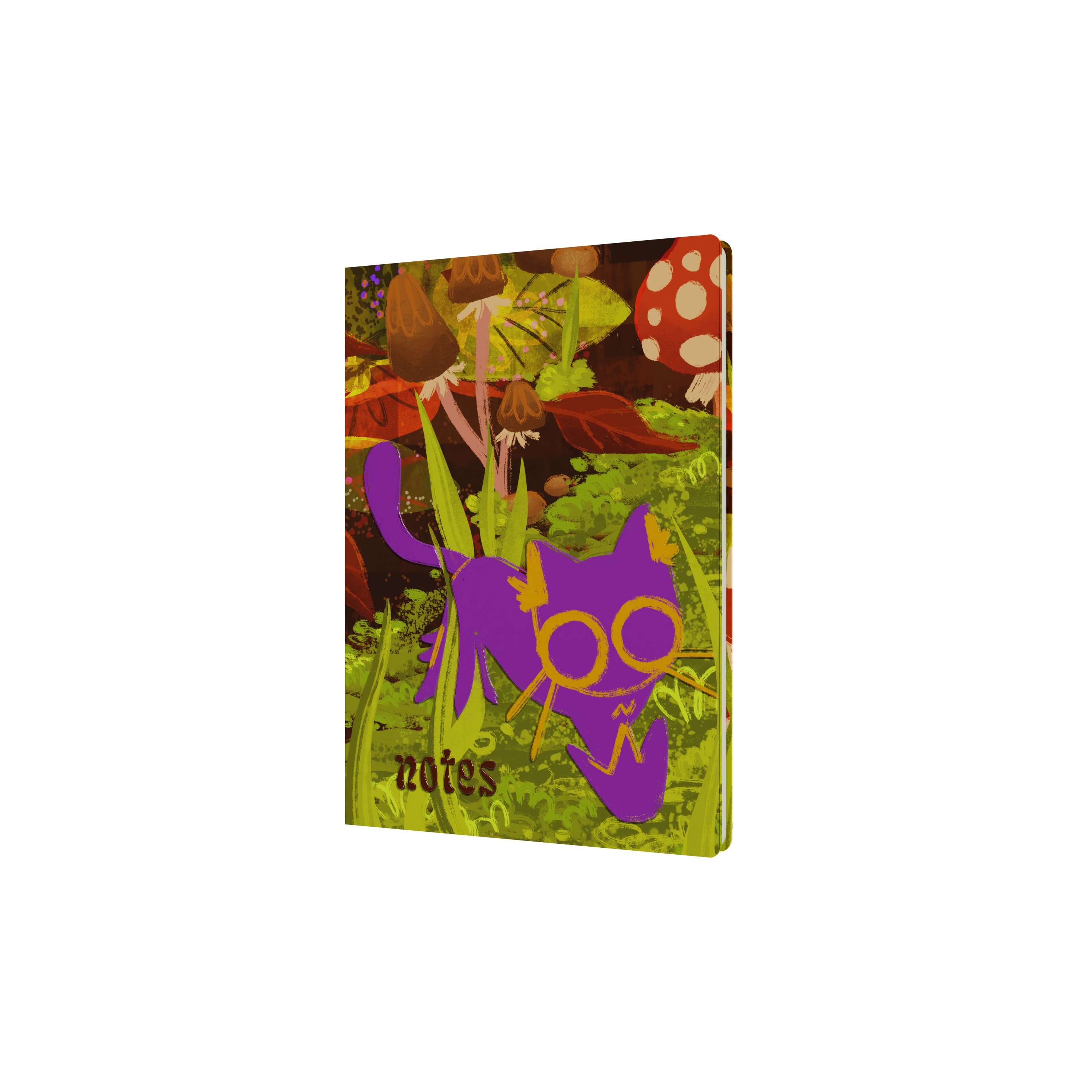 Cats by Bella Ramsay A5 Ruled Notebook