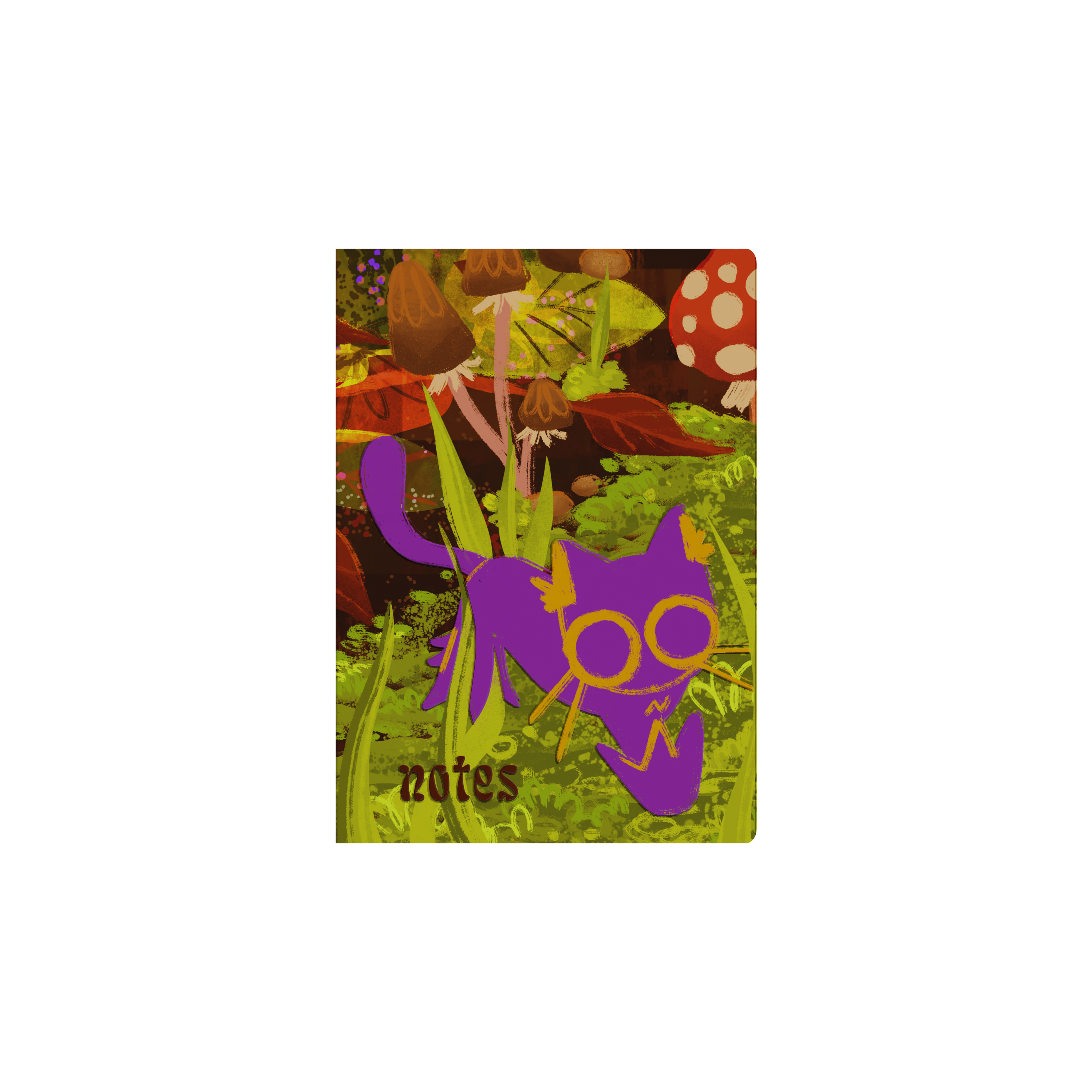 Cats by Bella Ramsay A5 Ruled Notebook