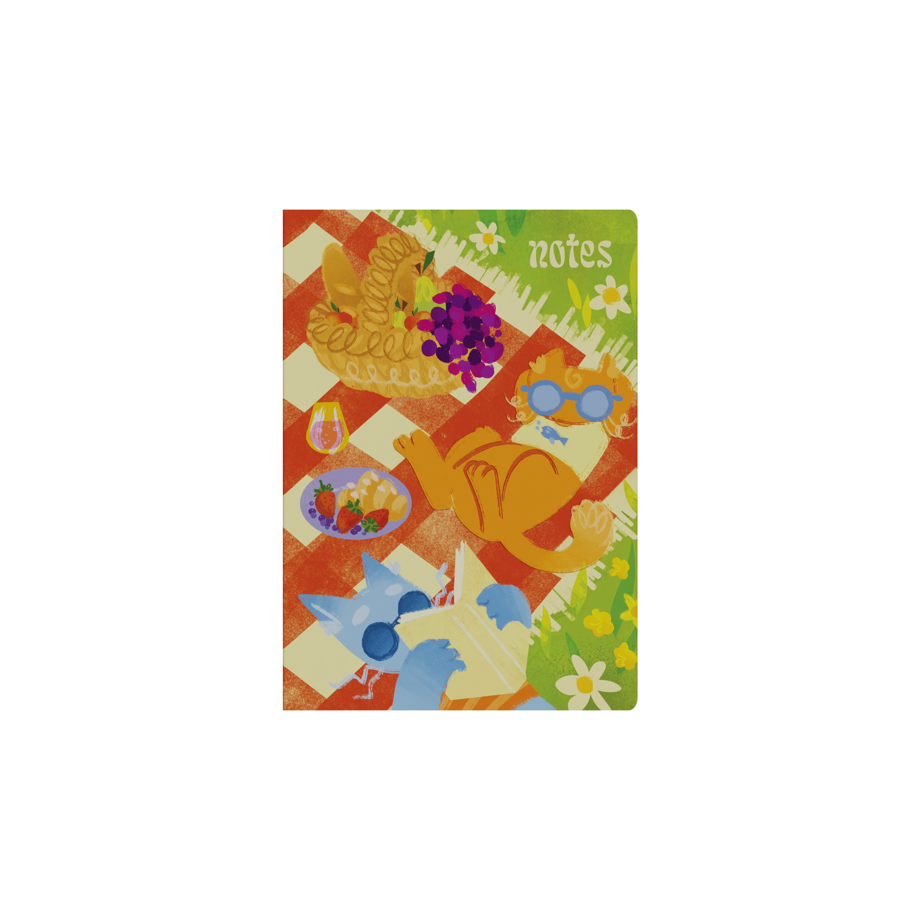 Cats by Bella Ramsay A5 Ruled Notebook