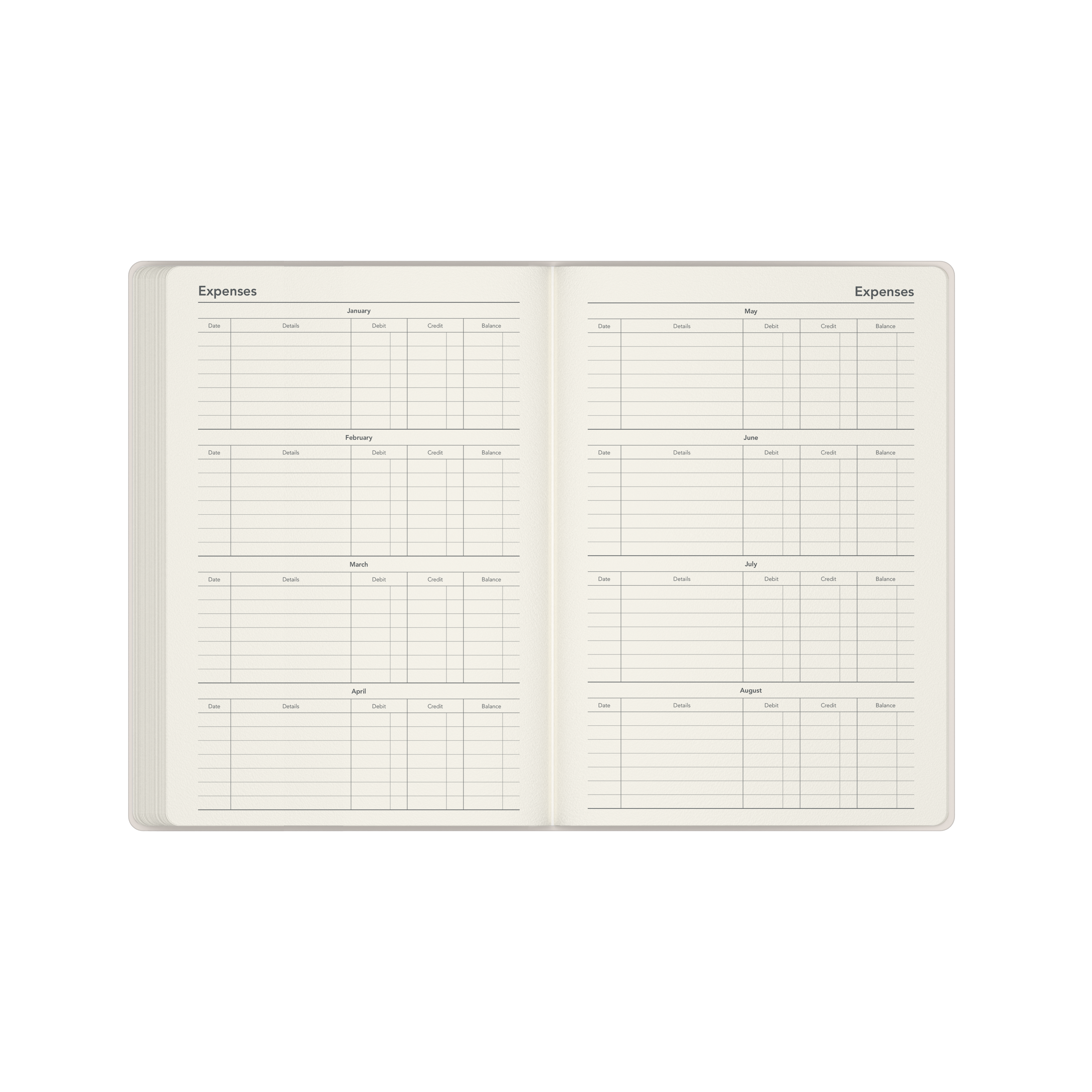 Irregular Geometrics- A5  Week-To-View - Diary - 2026 Calendar Year Planner