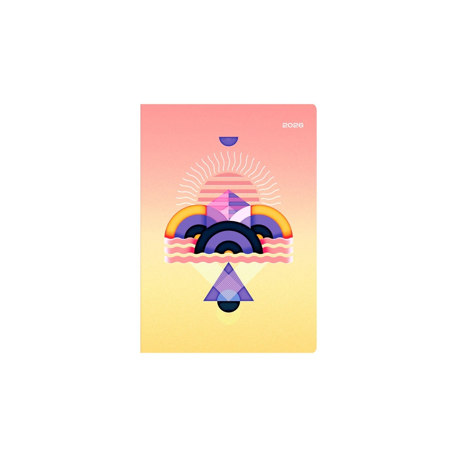 Irregular Geometrics- A5  Week-To-View - Diary - 2026 Calendar Year Planner