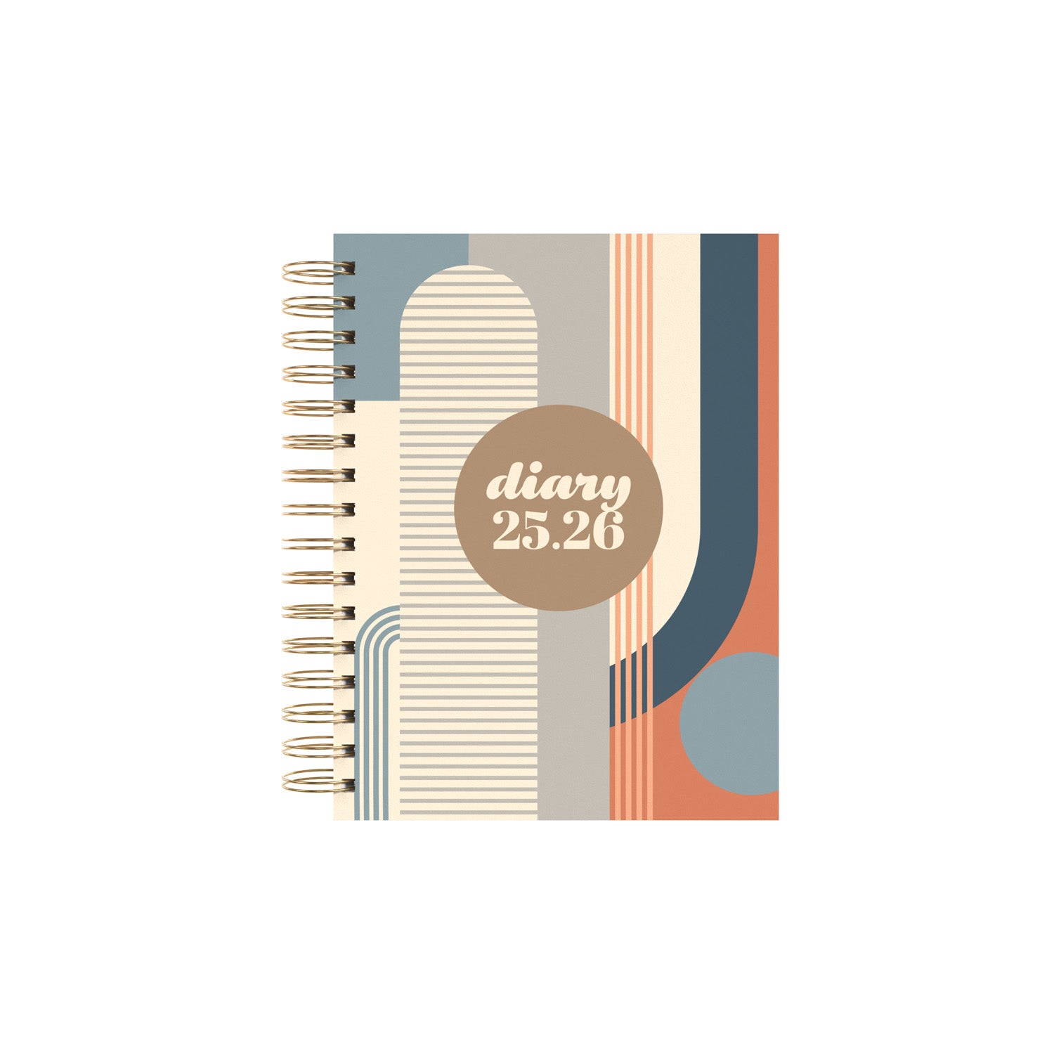 Scandi - A5 Day-to-Page Mid/Academic Year Diary Planner 2025-2026