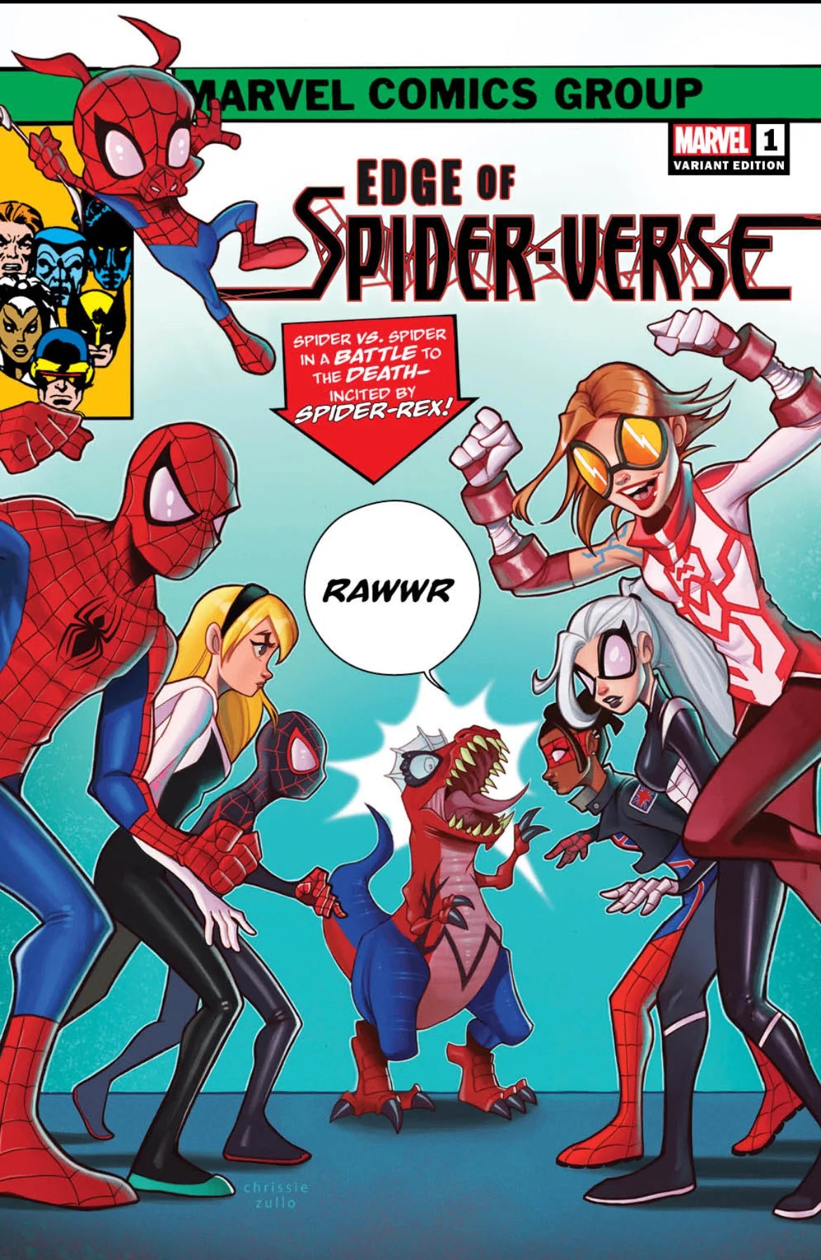 EDGE OF SPIDER-VERSE #1 (X-MEN 100) HOMAGE CHRISSIE ZULLO EXCLUSIVE VAR (02/21/2024)