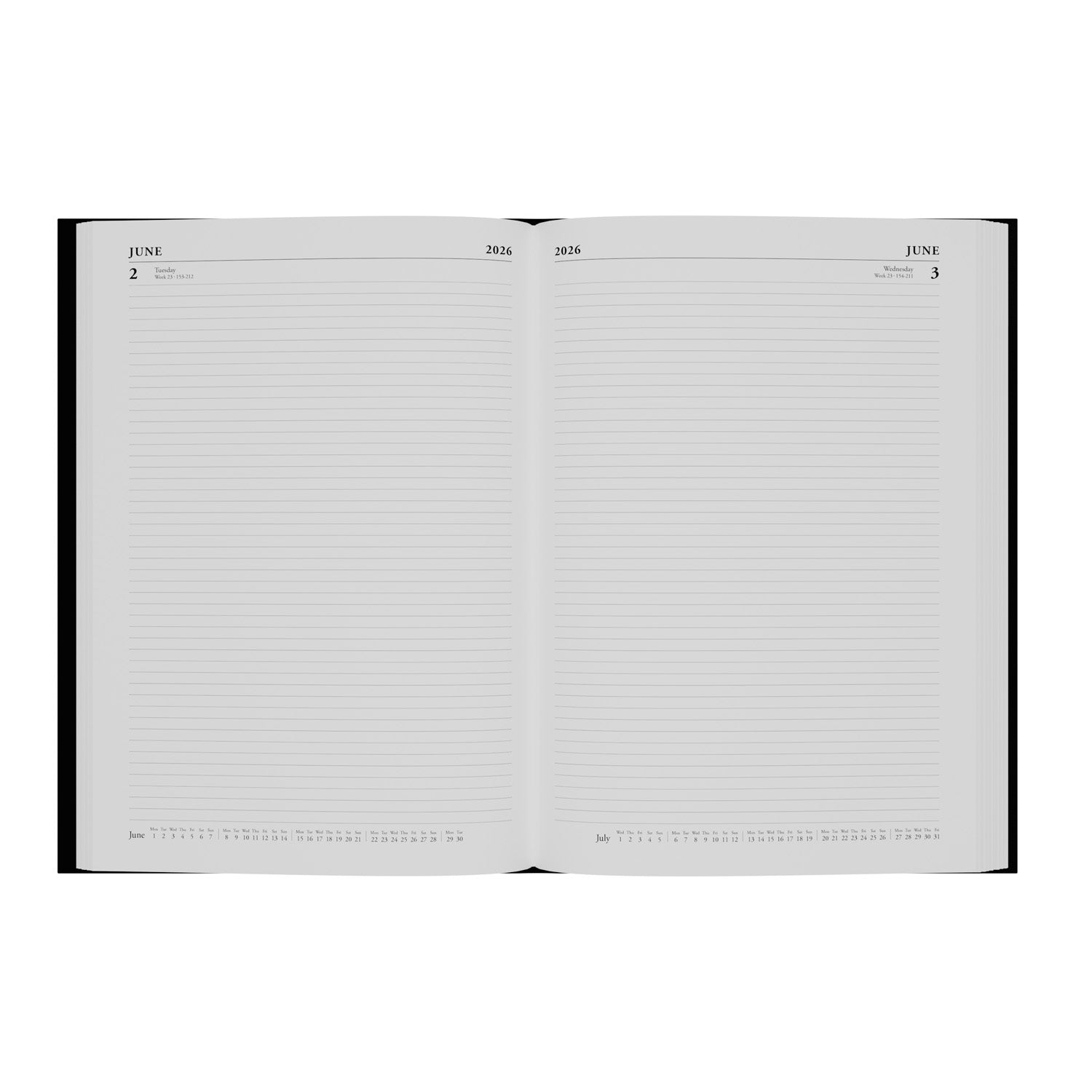 Essential - A4 Day-to-Page Diary - 2026 Calendar Year Planner