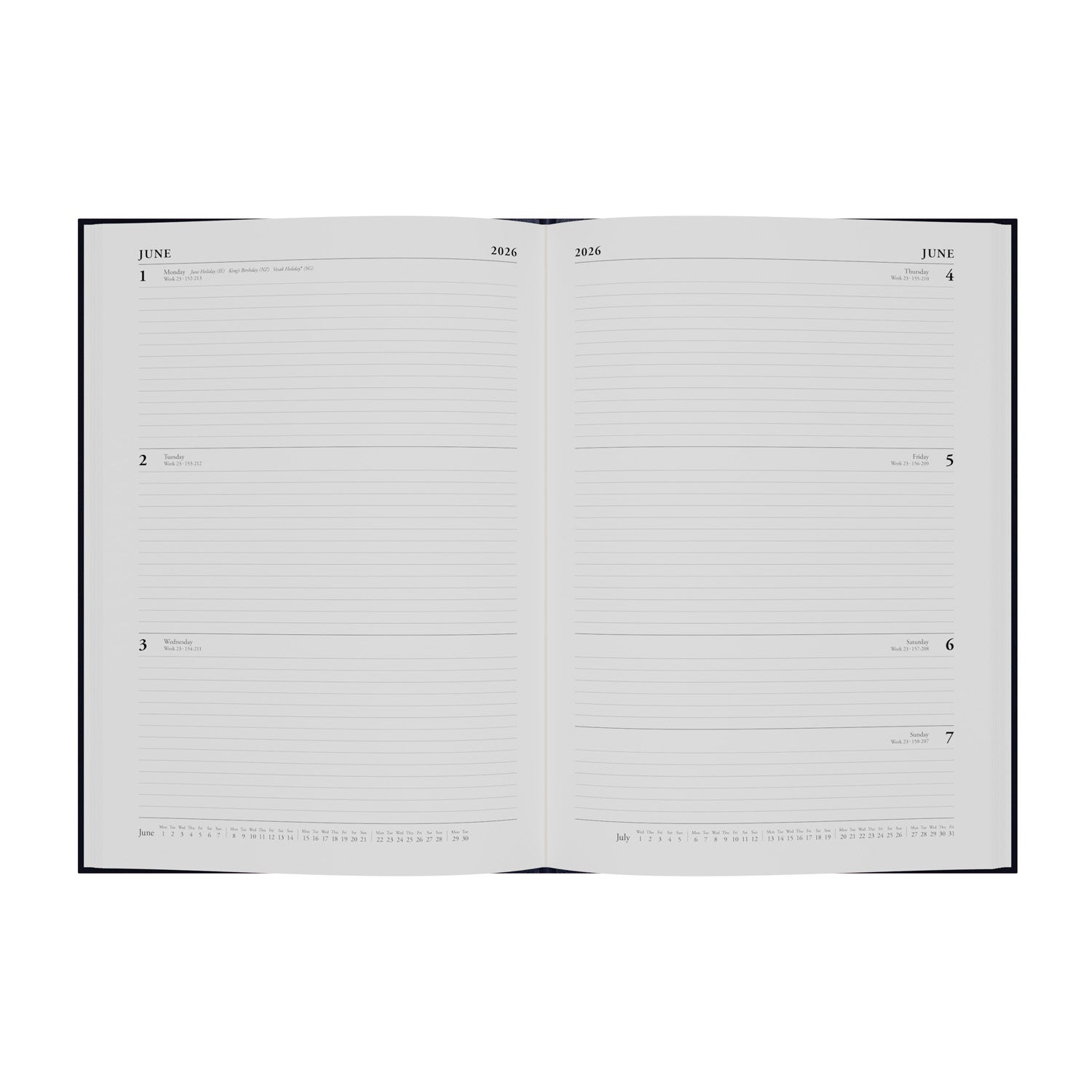 Essential - A4 Week-to-View Diary - 2026 Calendar Year Planner