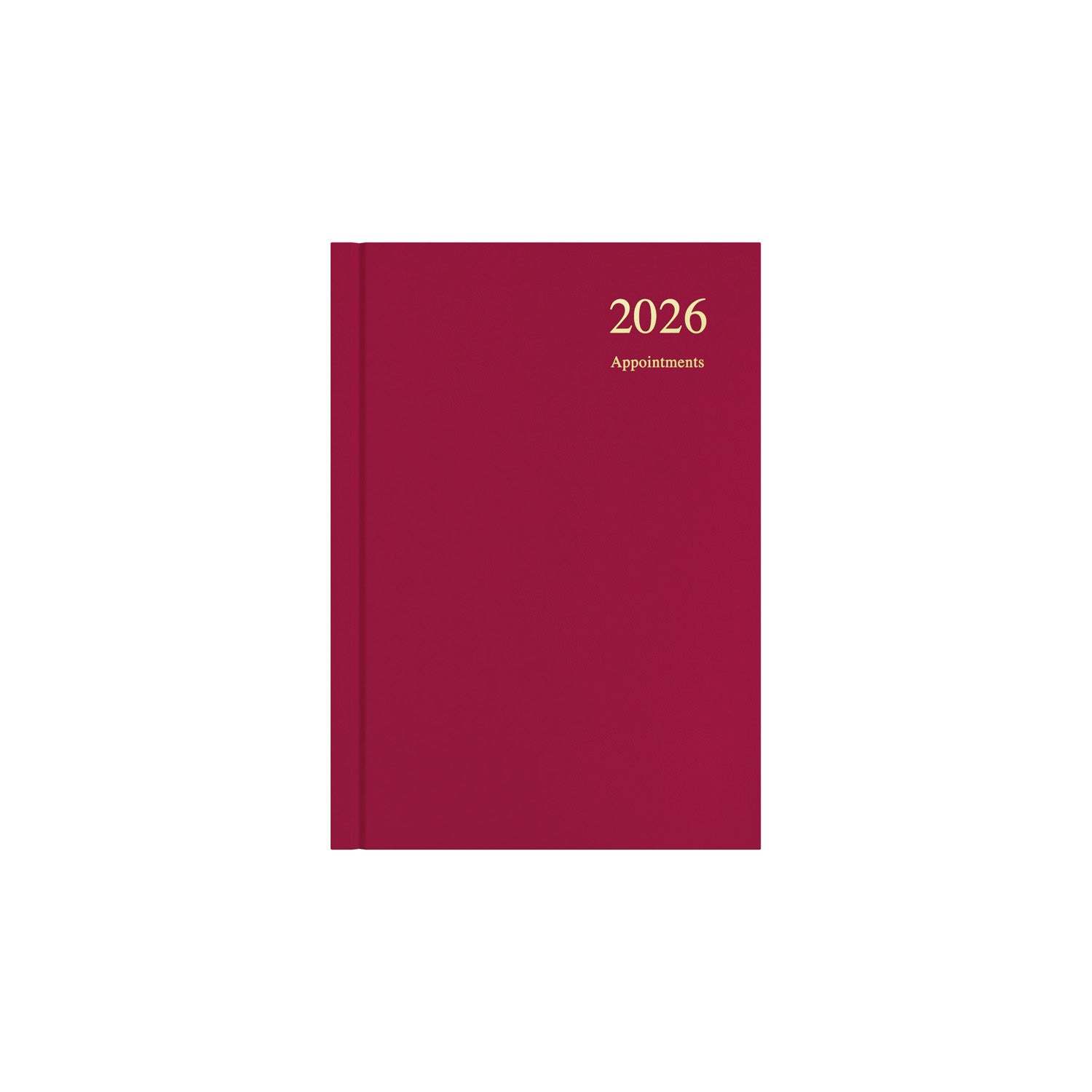 Essential - A5 Day-to-Page Diary with Appointments - 2026 Calendar Year Planner