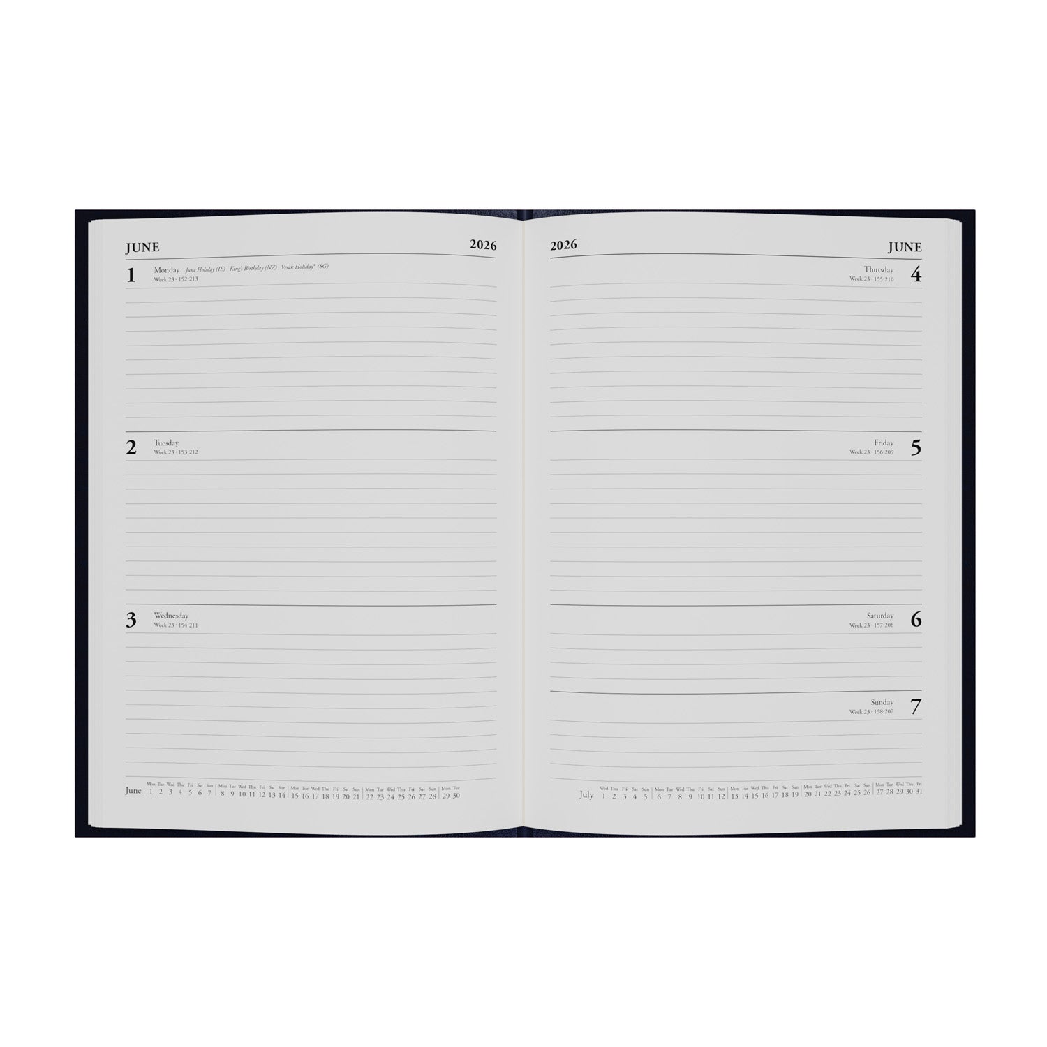 Essential - A5 Week-to-View Diary - 2026 Calendar Year Planner