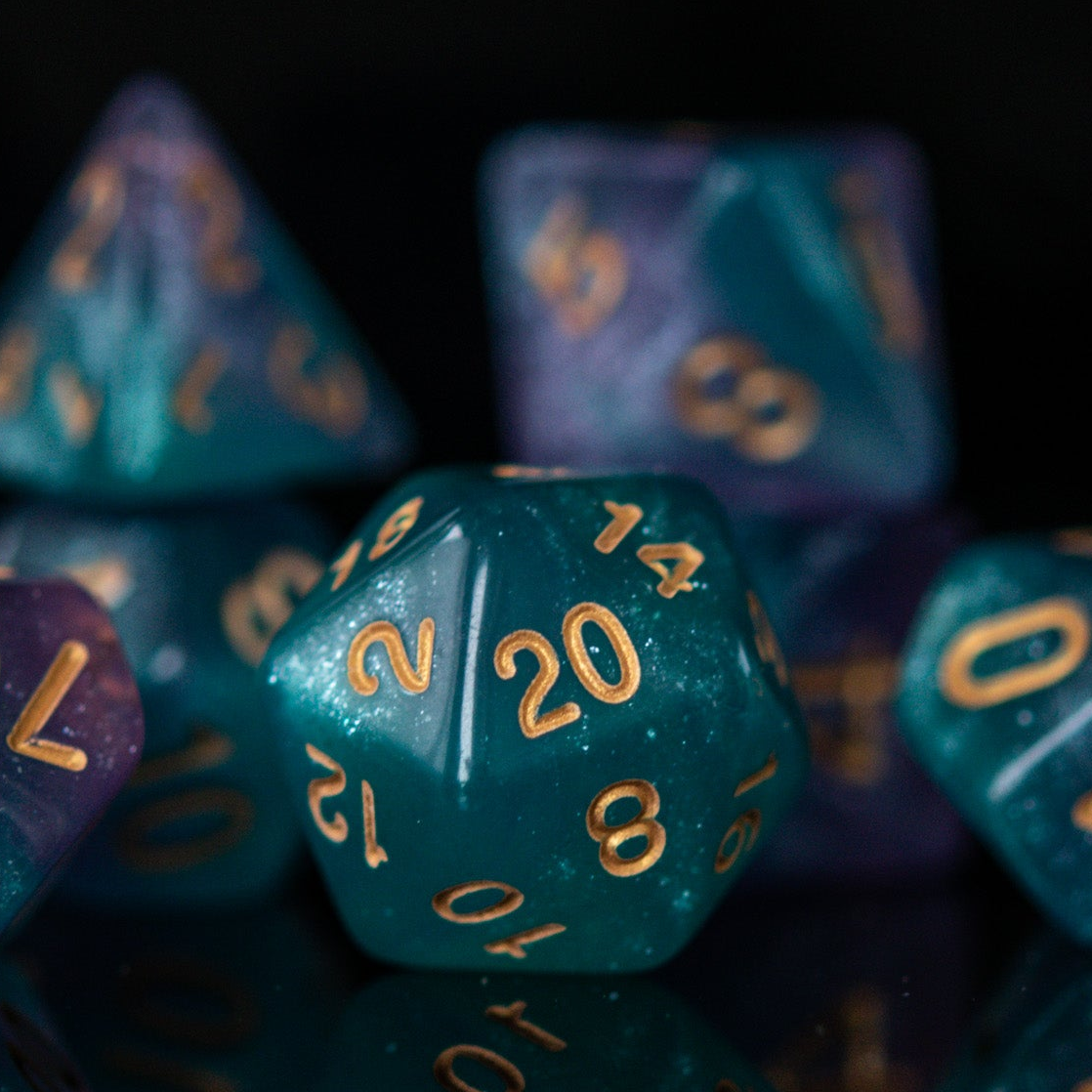 Elixir of Elemental Magic Acrylic Dice Set