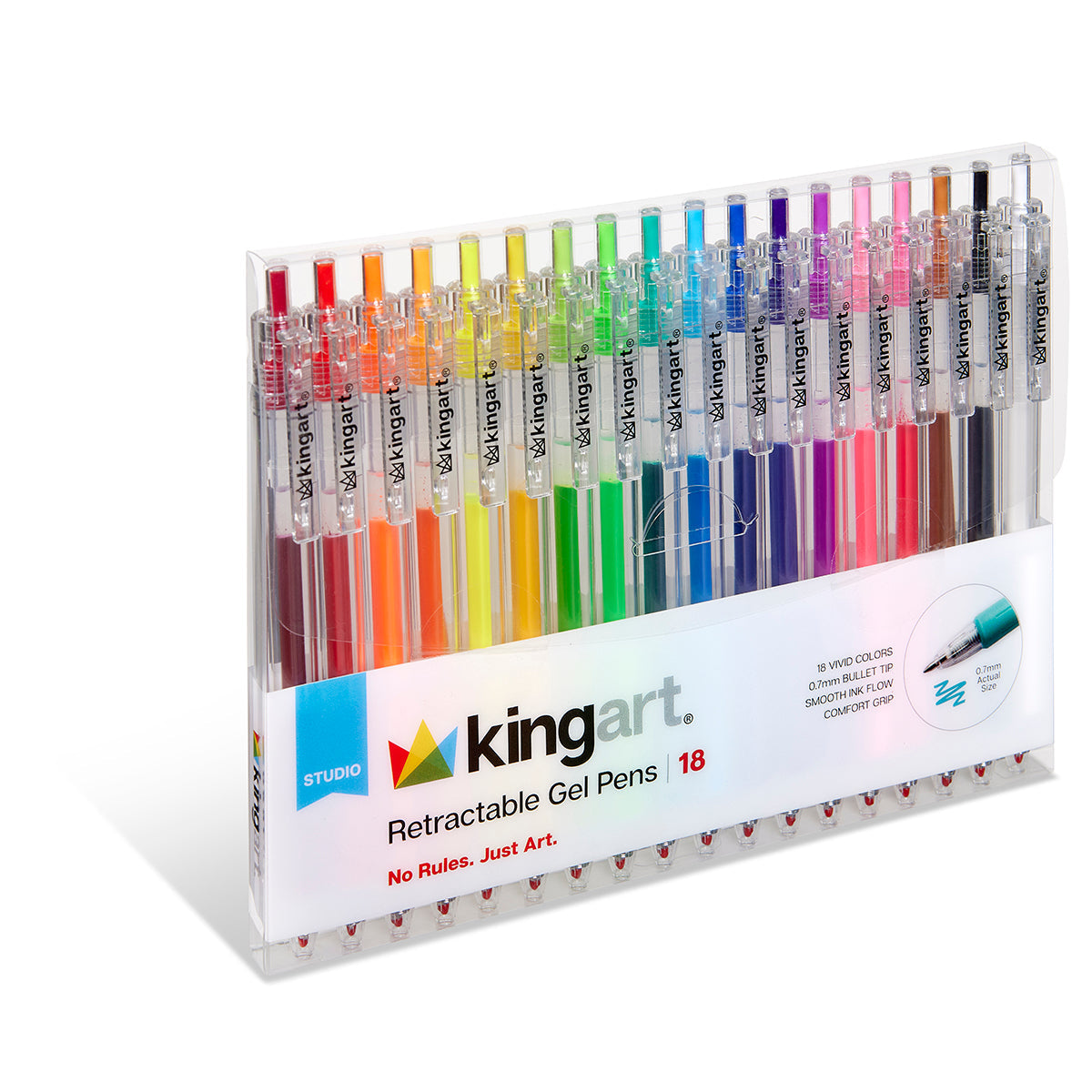 Gel Pens Retractable 18 Colors