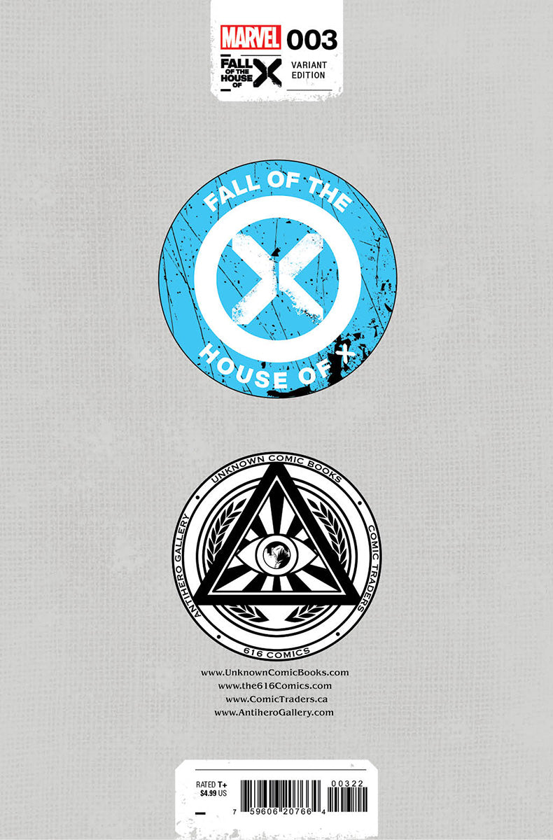[2 PACK] FALL OF THE HOUSE OF X 3 UNKNOWN COMICS EJIKURE EXCLUSIVE CONNECTING VAR [03/13/2024]