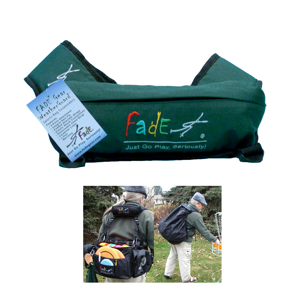 Fade Gear WeatherGuard Suspenders Disc Golf Bag Backpack Strap