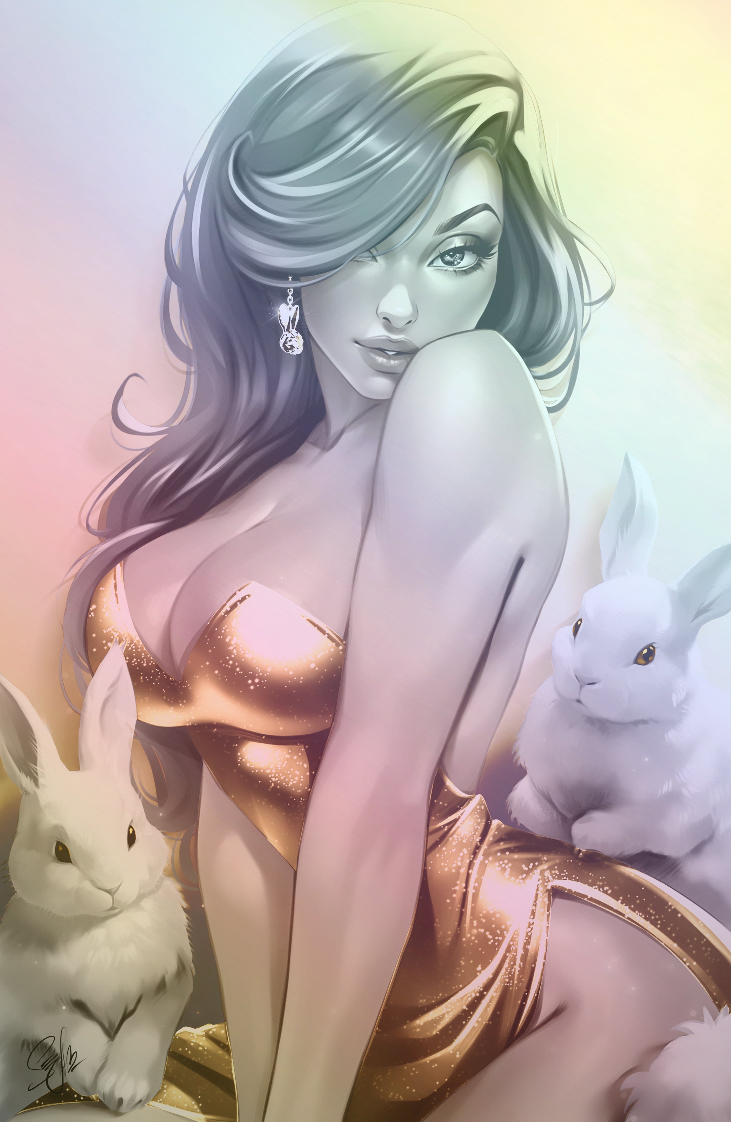 WAIFU CHRONICLES #1 - MAIN ATTRACTION COSPLAY - HOLOFOIL/MAGMA FOIL/LEATHER - by Katya Sinyukhina