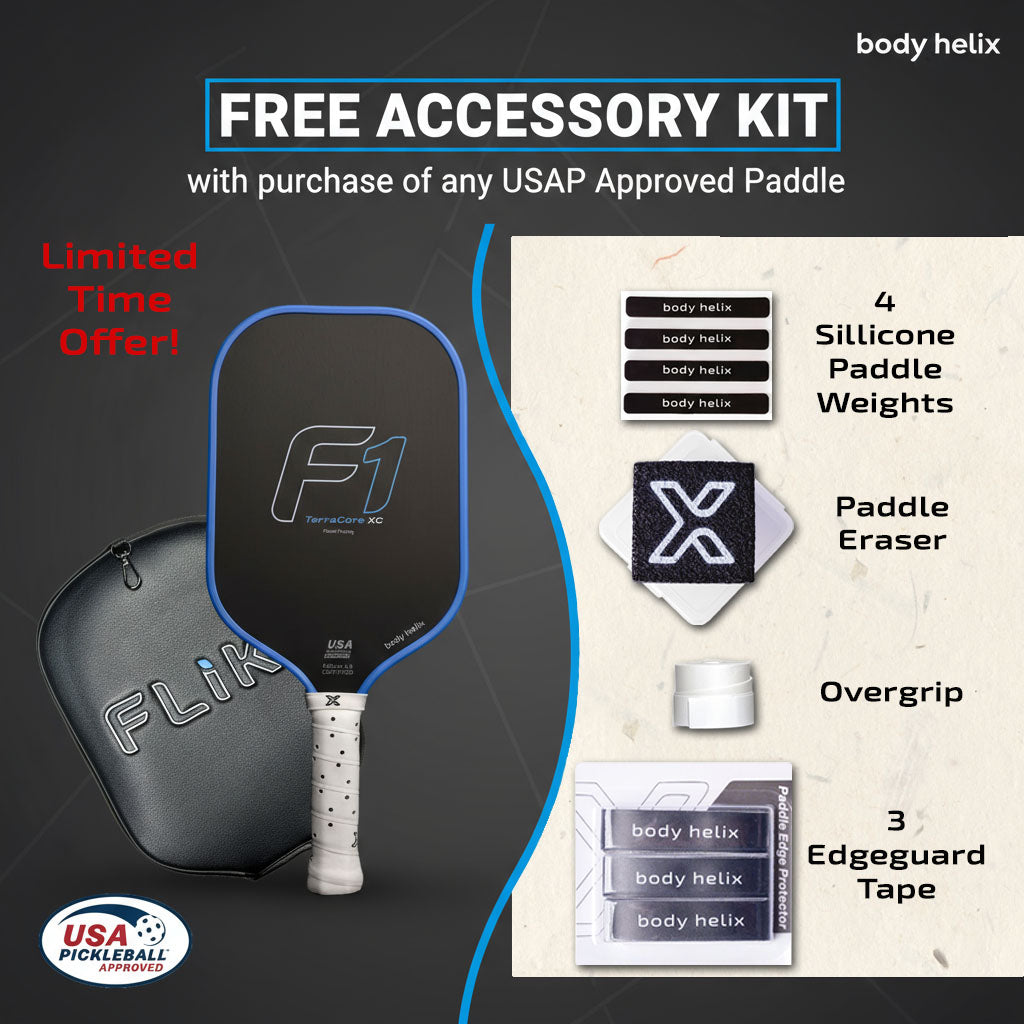 FLiK F1 Elongated Pickleball Paddle - USAP Approved