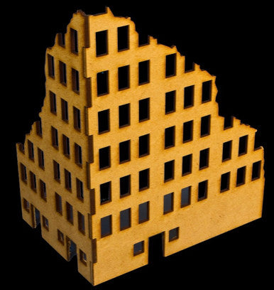 Ruined City Building 2 (MDF) - 15MMDF002
