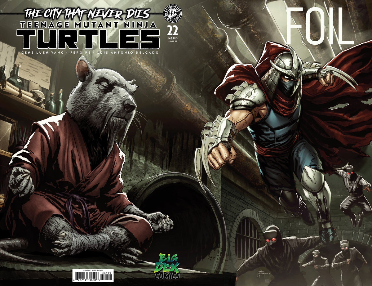 TMNT #22 Splinter vs. Shredder MICO SUAYAN NYCC Big Dex Exclusive Variants LTD 500 (PRE-ORDER)