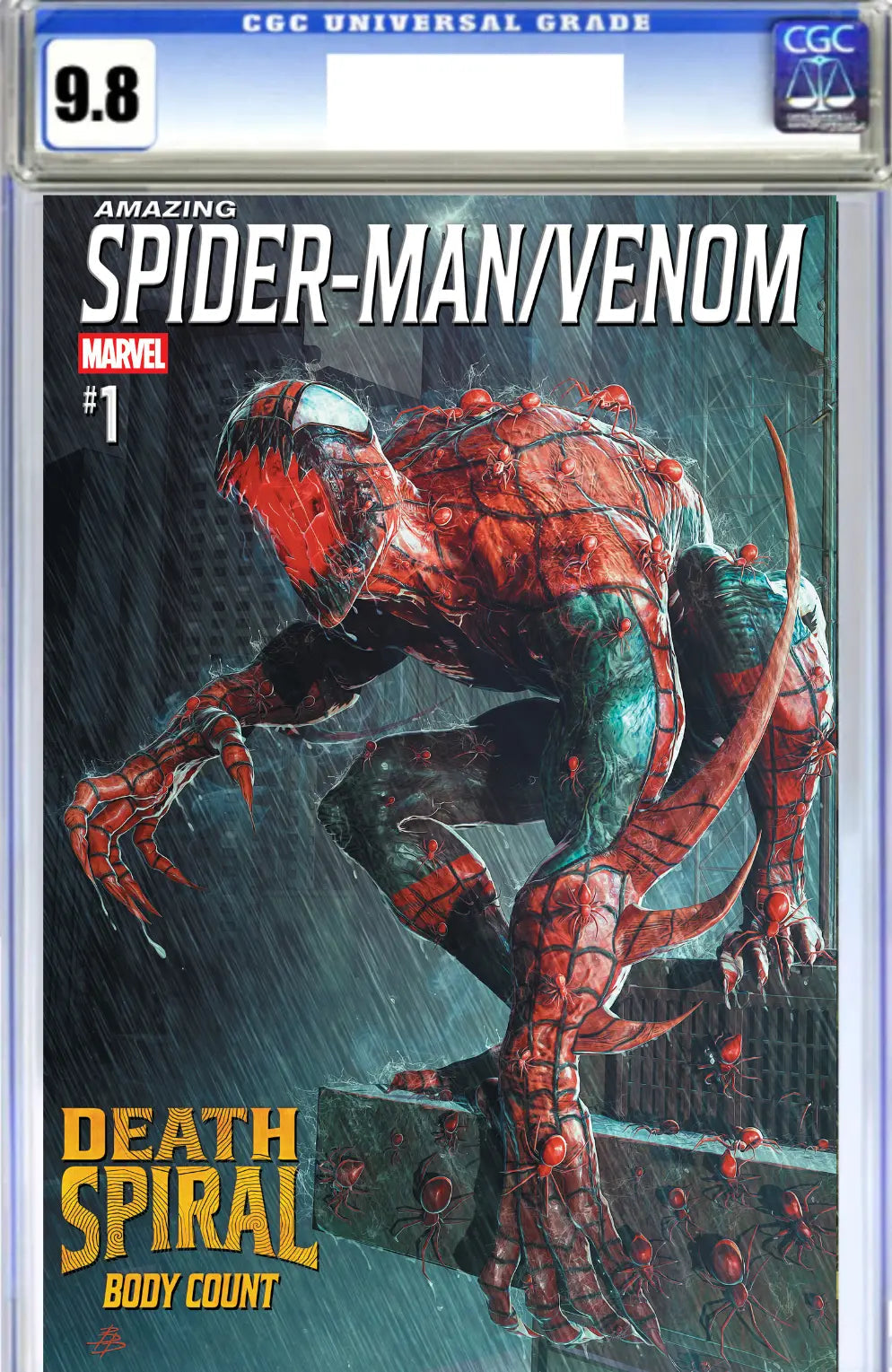 AMAZING SPIDER-MAN/VENOM: DEATH SPIRAL - BODY COUNT #1 - ECC Bjorn Barends Exclusive