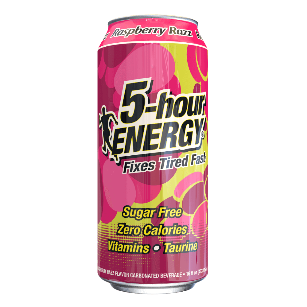 Raspberry Razz Flavor Extra Strength 5-hour ENERGY Drink 12-pack