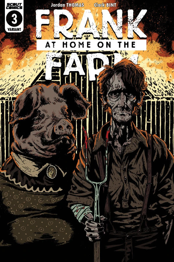Frank At Home On The Farm #3 Webstore Anna Readman American Gothic Homage Variant (03/24/2021) Scout