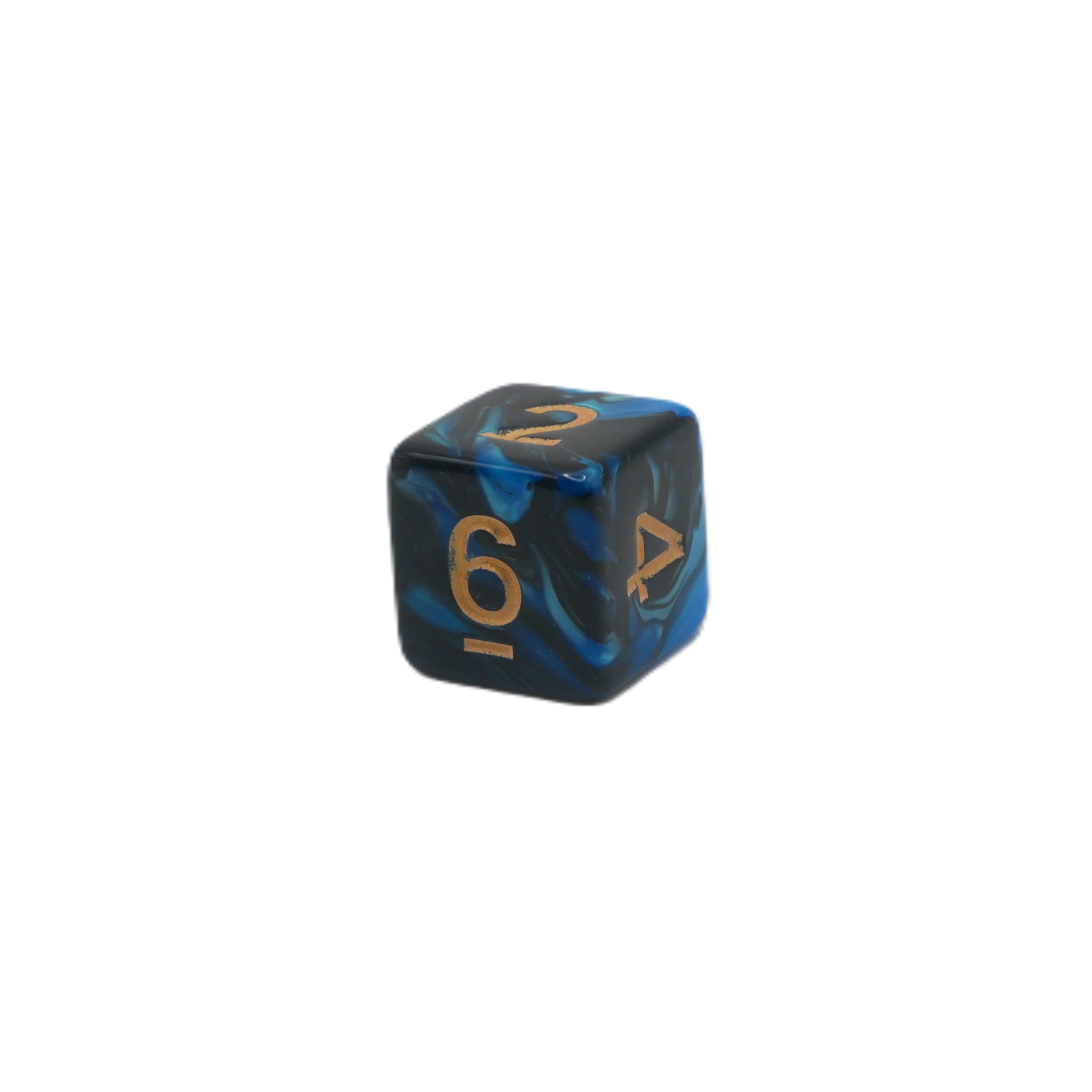 Frozen Corruption 10d6 - DnD Dice Set | Acrylic RPG Gaming Dice