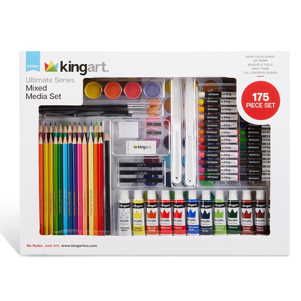 Mixed Media Art Set - 175 Pieces